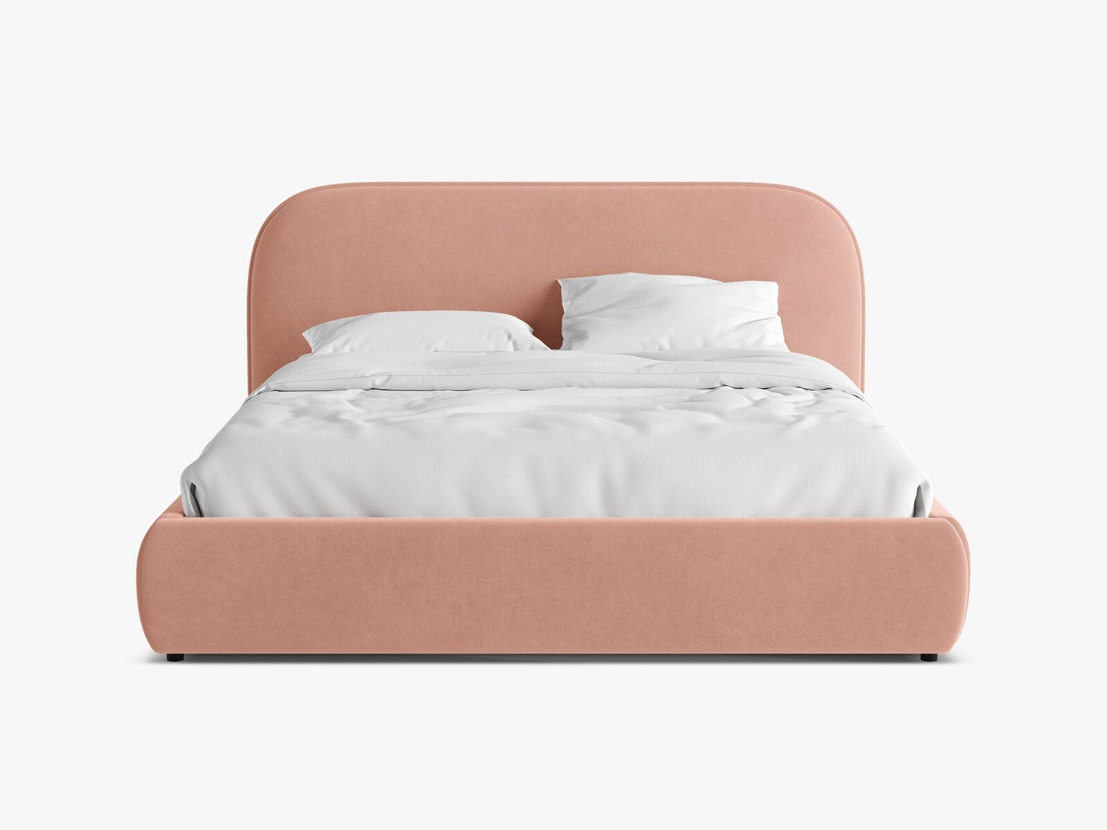 Micadoni Polsterbett Murada, Bett mit Kopfteil