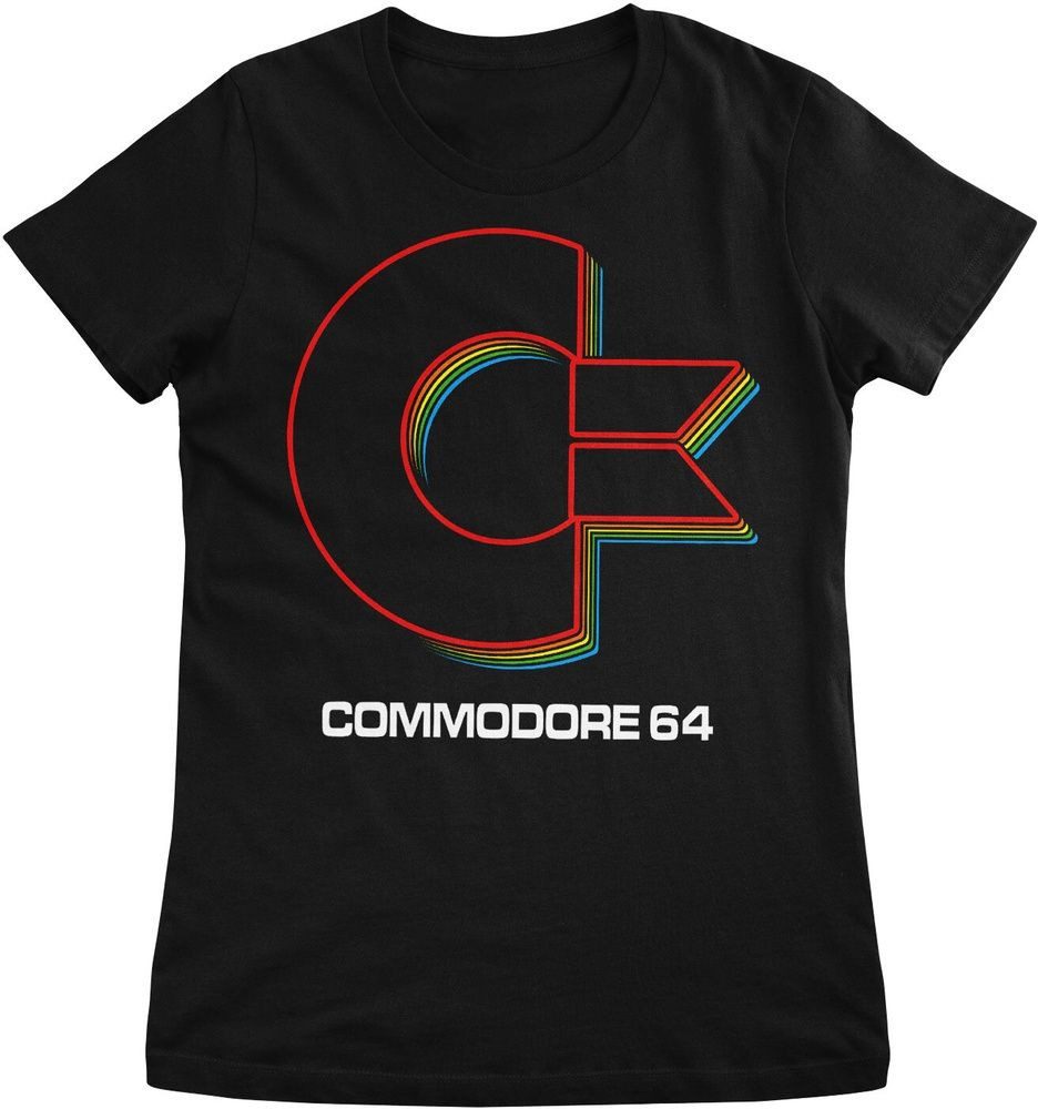 Nintendo T-Shirt Commodore Spectrum Logo Girly Tee
