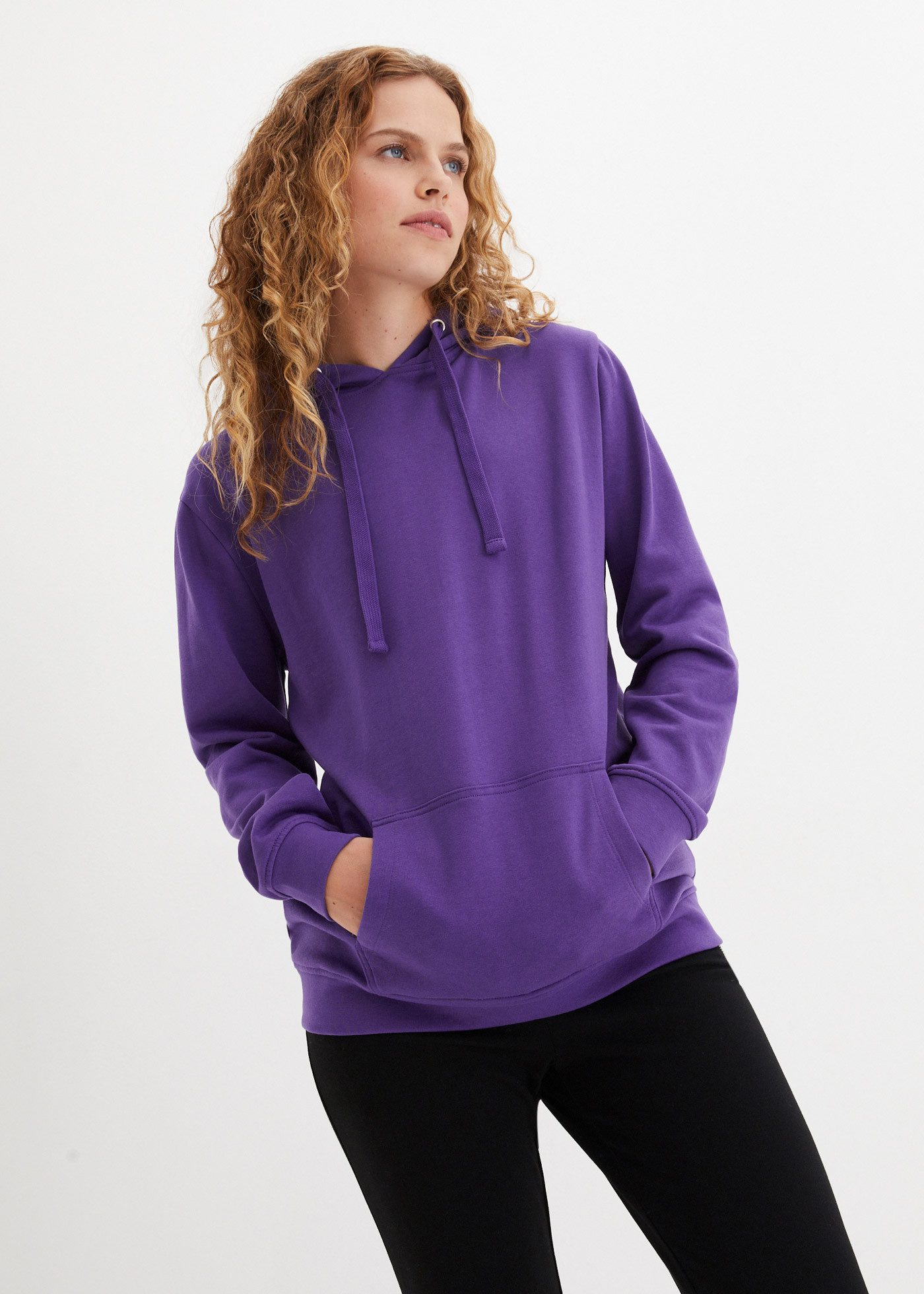 bonprix Hoodie mit Kängurutasche im Loosefit-Look günstig online kaufen