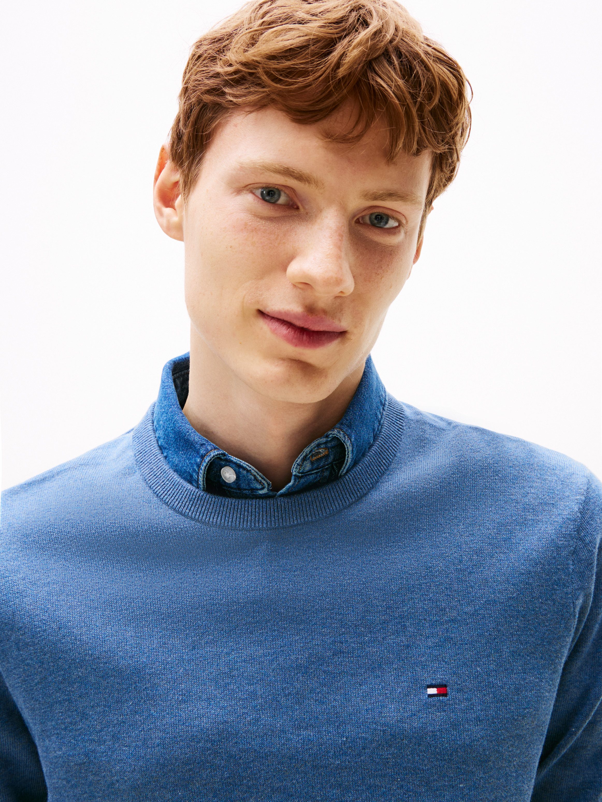 Tommy Hilfiger Rundhalspullover ESSENTIAL COTTON CREW günstig online kaufen