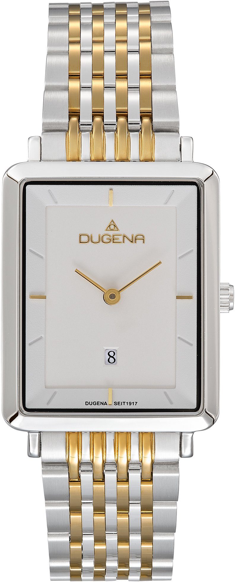 Dugena Quarzuhr Sienna, 4461076, Armband aus teilweise goldfarben  IP-beschichtetem Edelstahl