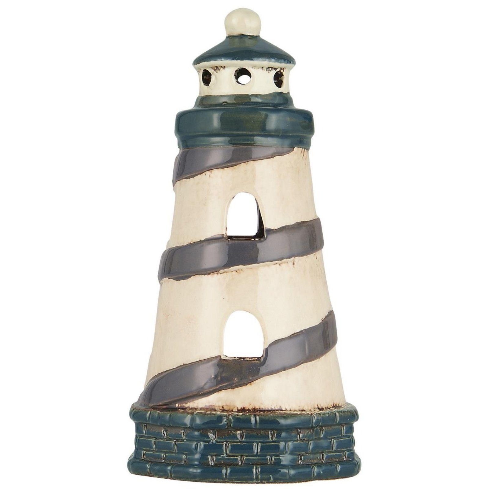 Ib Laursen skandinavischen Maritimes Stil. Leuchtturm im Kandelaber, Modell Teelichthaus