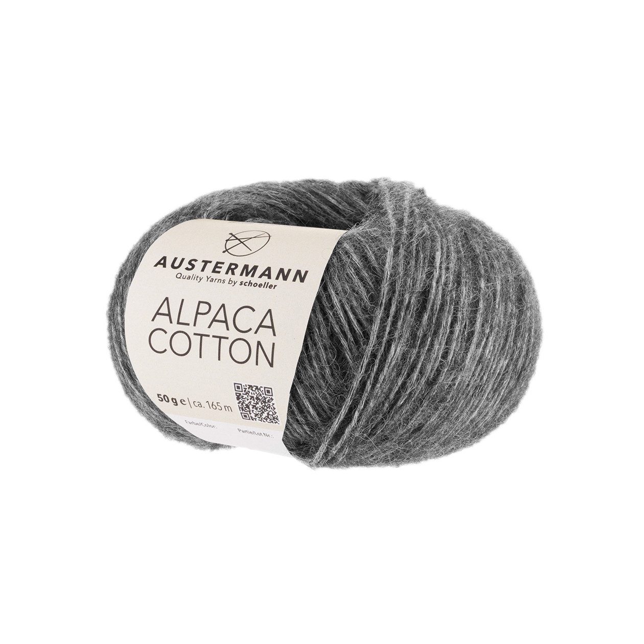Austermann Garn Austermann Alpaca Cotton 50g Effektgarn, 165,00 m, ungefärbt verarbeitet, naturbelassen