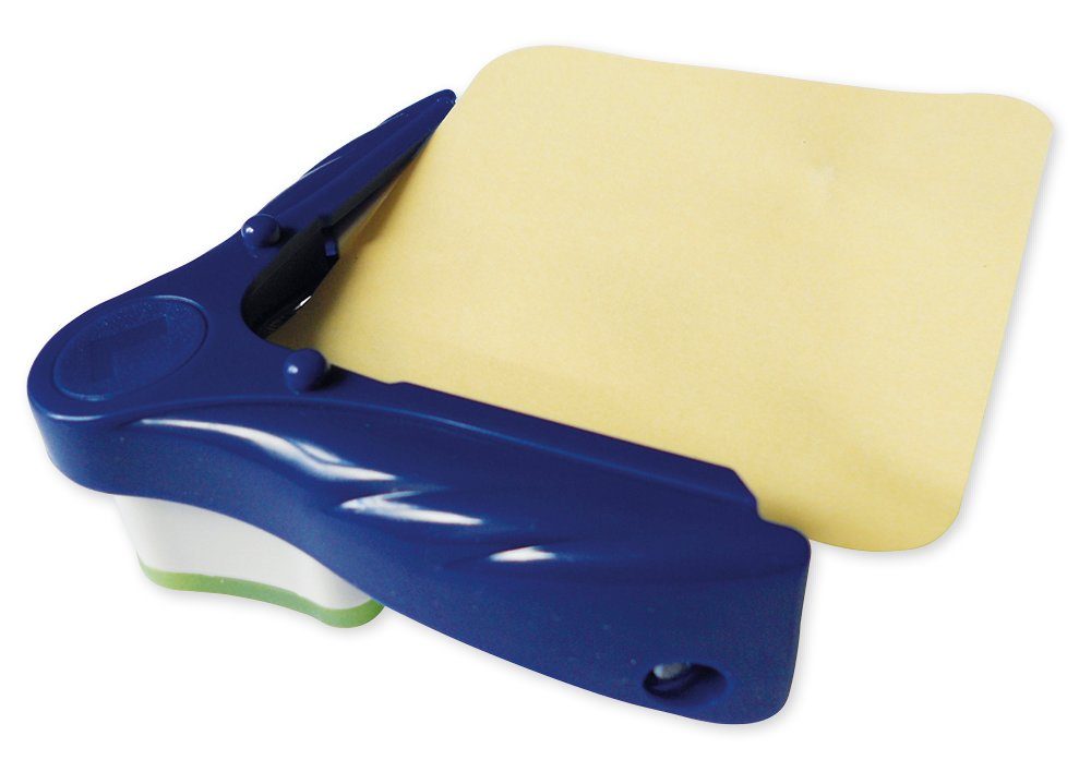 TimeTEX Laminiergerät Eckabrunder Plus für Laminierfolien + Papier, blau