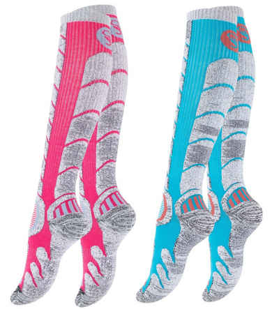 Stark Soul® Skisocken Ski & Snowboard Socken mit Spezialpolsterung, 2 Paar 2 Paar