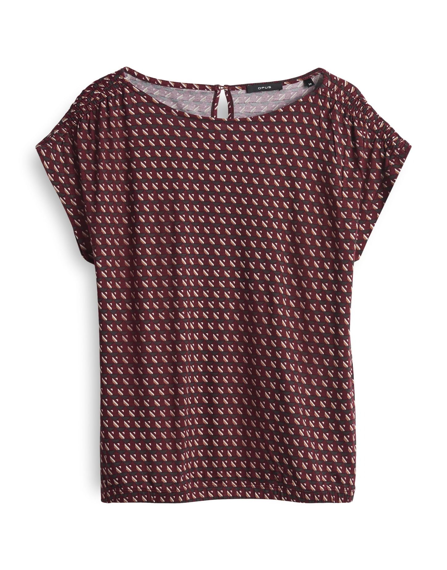 OPUS Print-Shirt SEKADI MINIMAL aus fließender Viskose günstig online kaufen