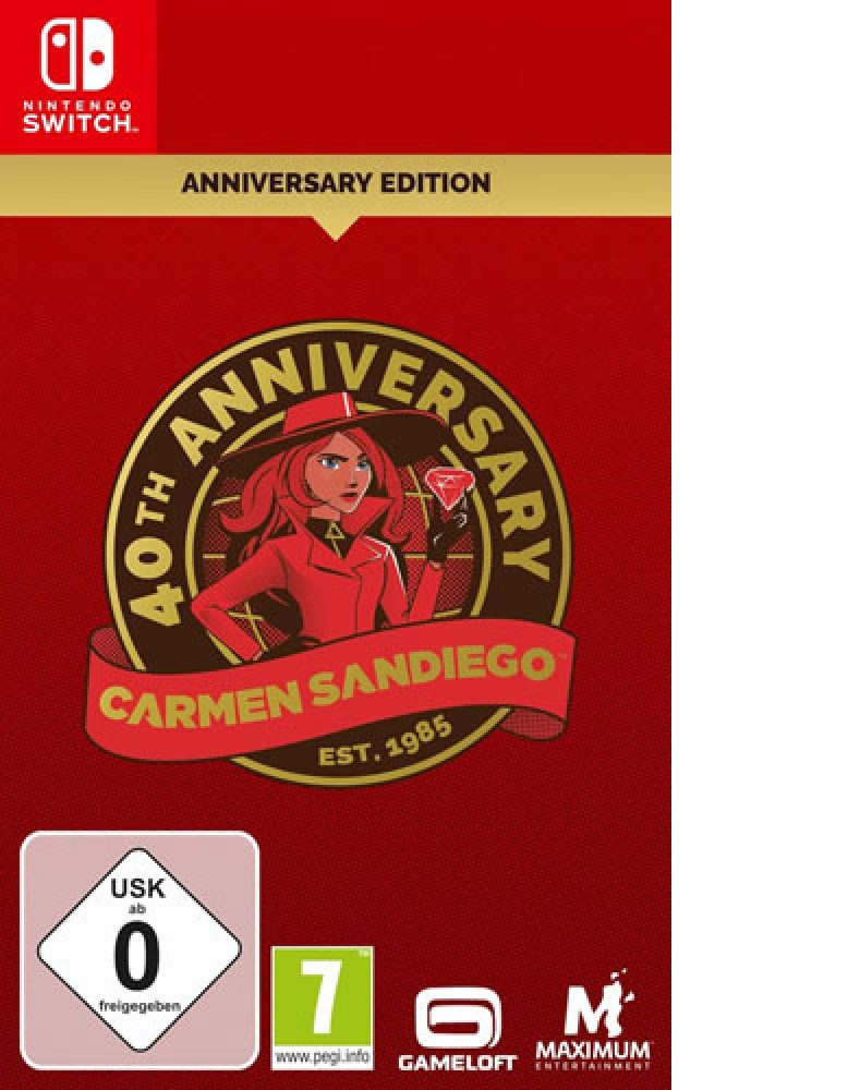Carmen Sandiego - 40th Anniversary Edition Switch Nintendo Switch