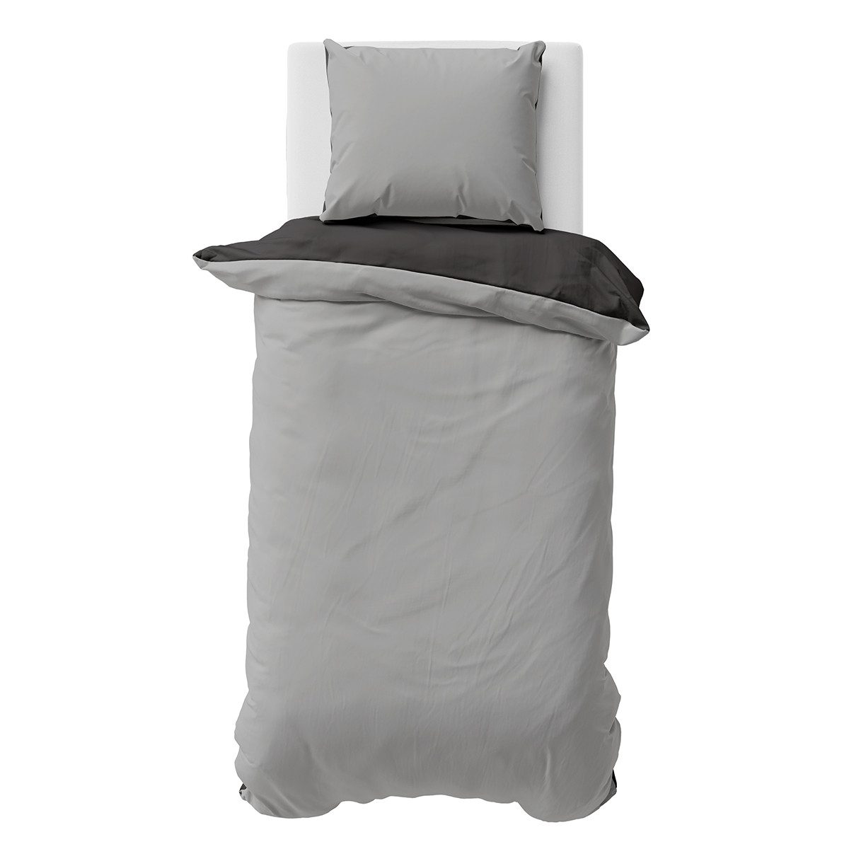 Visaggio Bettwäsche Baumwolle Feinbiber Winter Bettbezug 135x200, 155x220, Feinbiber, 2 teilig, Feinbiber Winterbettwäsche mit Wendeseite, Unifarben