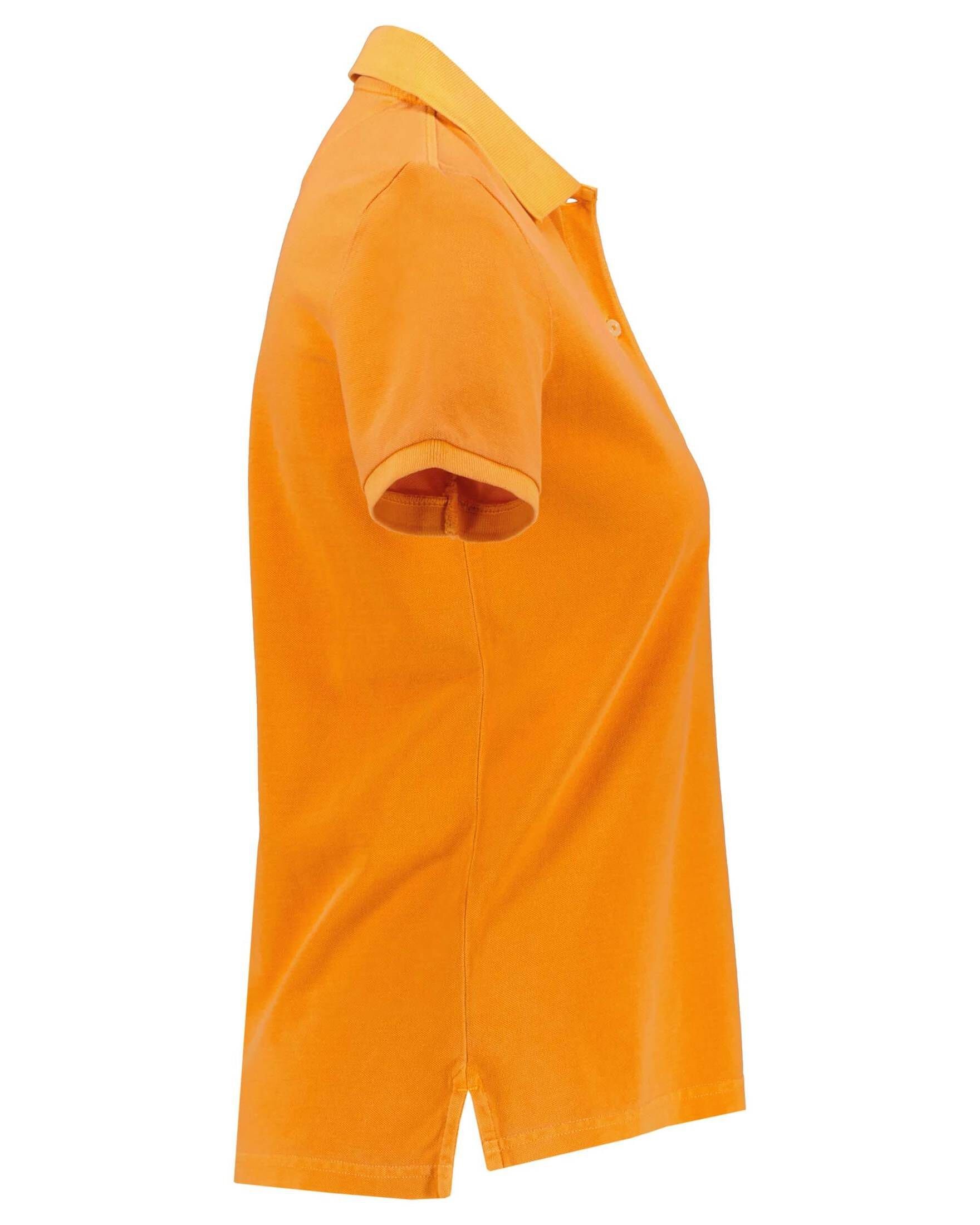 Gant Poloshirt D2 (1-tlg) rost Damen C-NECK Poloshirt (34) SUNFADED
