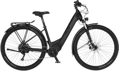 FISCHER Fahrrad E-Bike TERRA 8.0i 43, 10 Gang Shimano Deore Schaltwerk, Kettenschaltung, Mittelmotor, 711 Wh Akku, (mit Fahrradschloss)