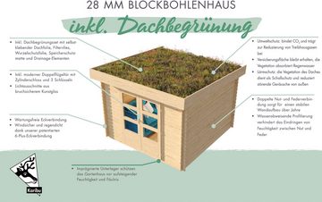 Karibu Gartenhaus "Lumet 3", BxT: 297x237 cm, naturbelassen oder anthrazit