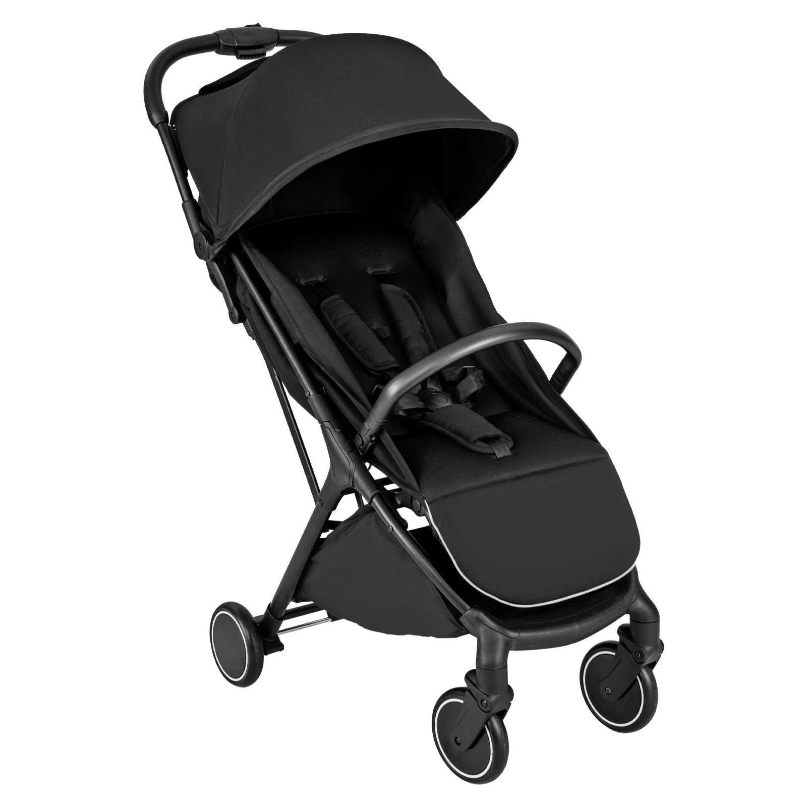 COSTWAY Kinder-Buggy, Kinderwagen klappbar, Reisebuggy, mit Liegefunktion