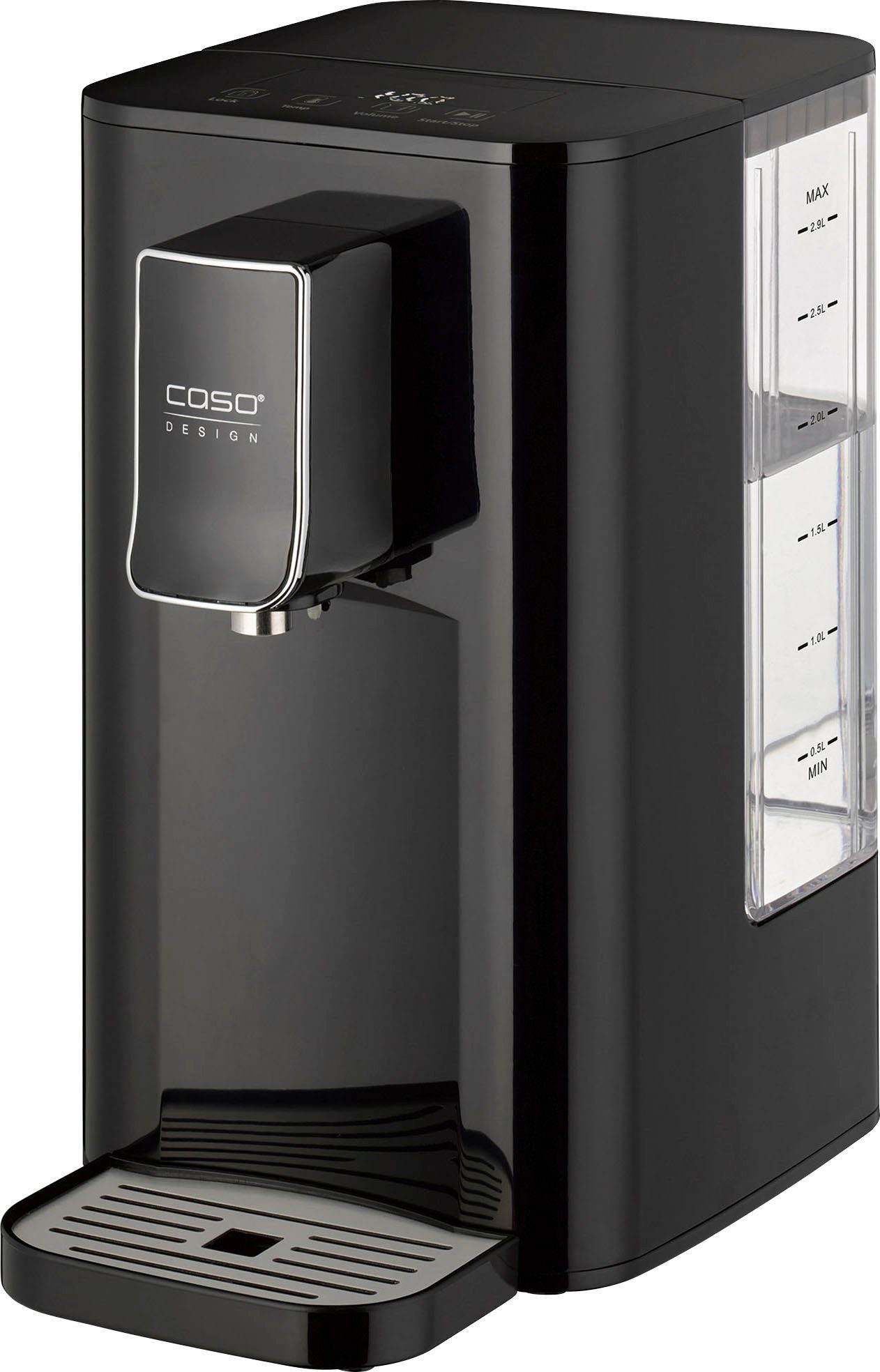 Caso Heißwasserspender HW550, 2600 W, 7 verschiedene Temperaturstufen, abnehmbarer Wassertank 2,9 Liter