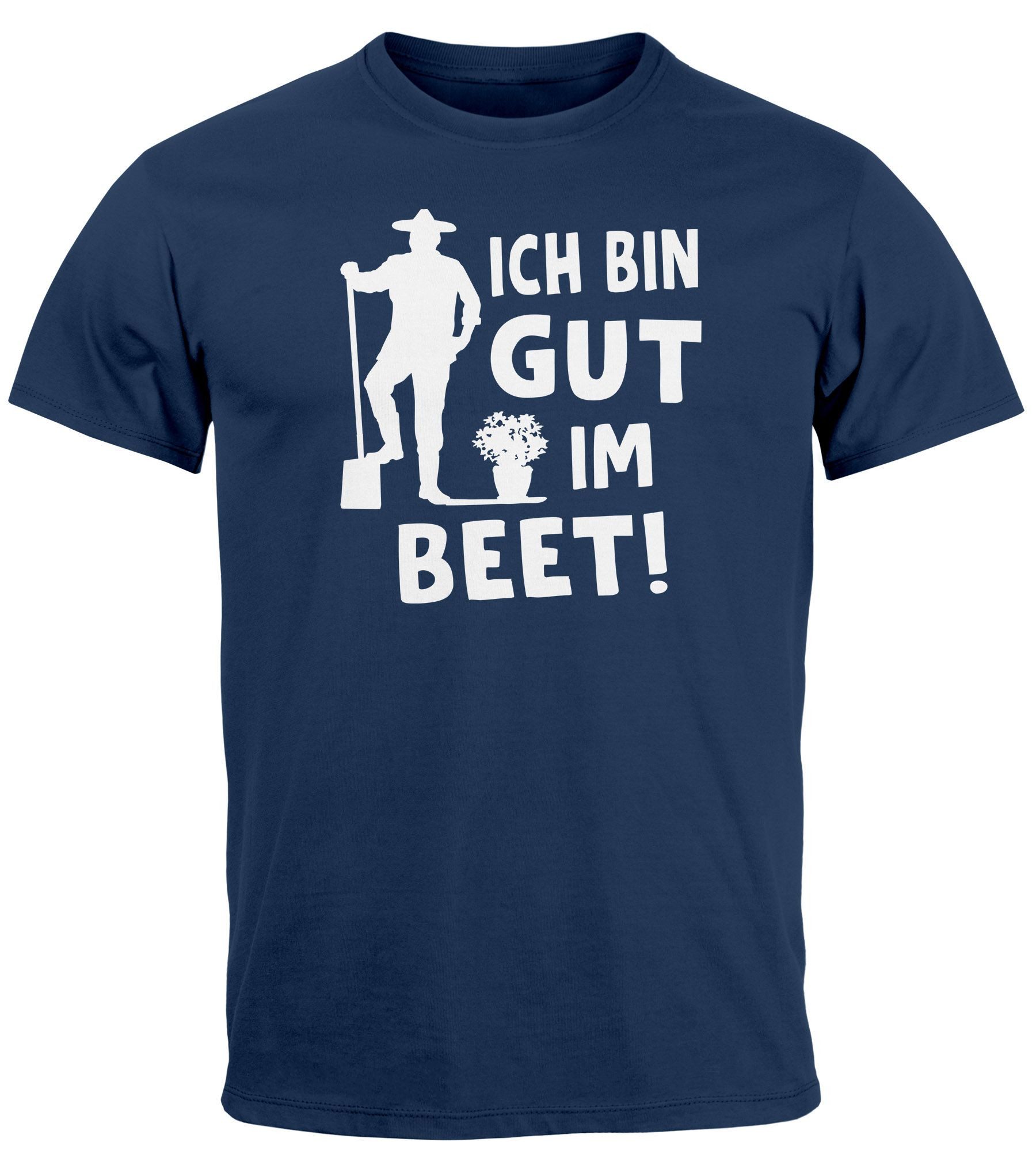 MoonWorks Print-Shirt Herren T-Shirt Ich bin günstig online kaufen