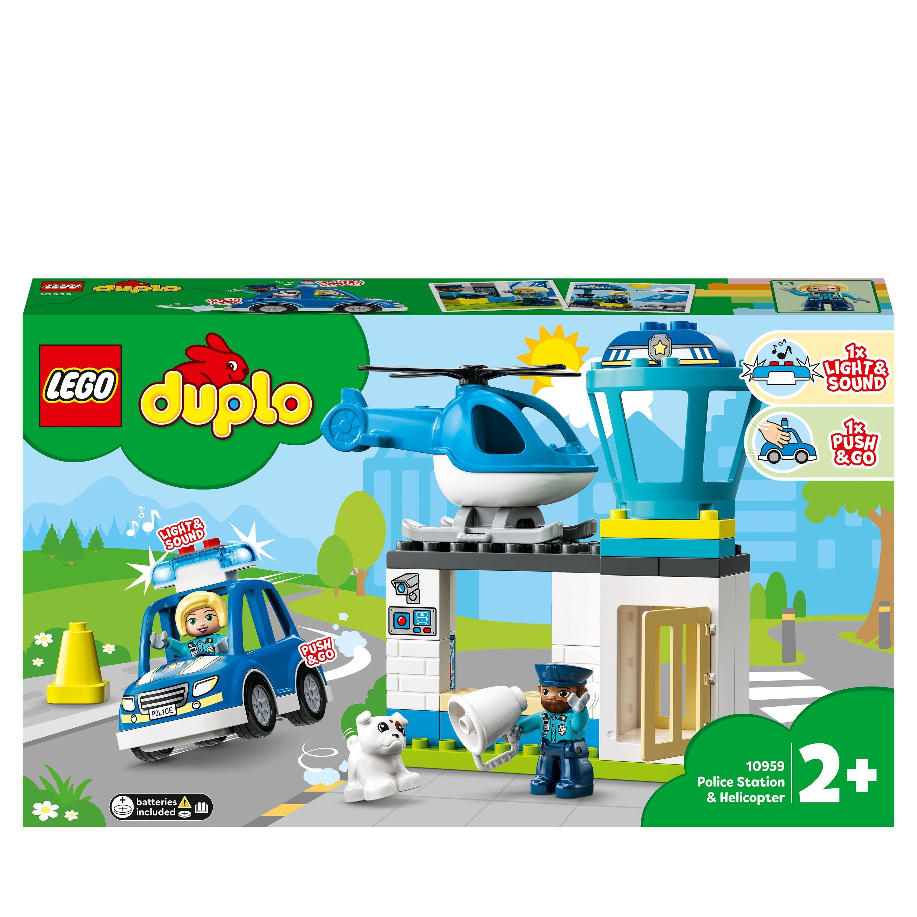 LEGO® LEGO Polizeistation mit Hubschrauber Konstruktionsspielsteine