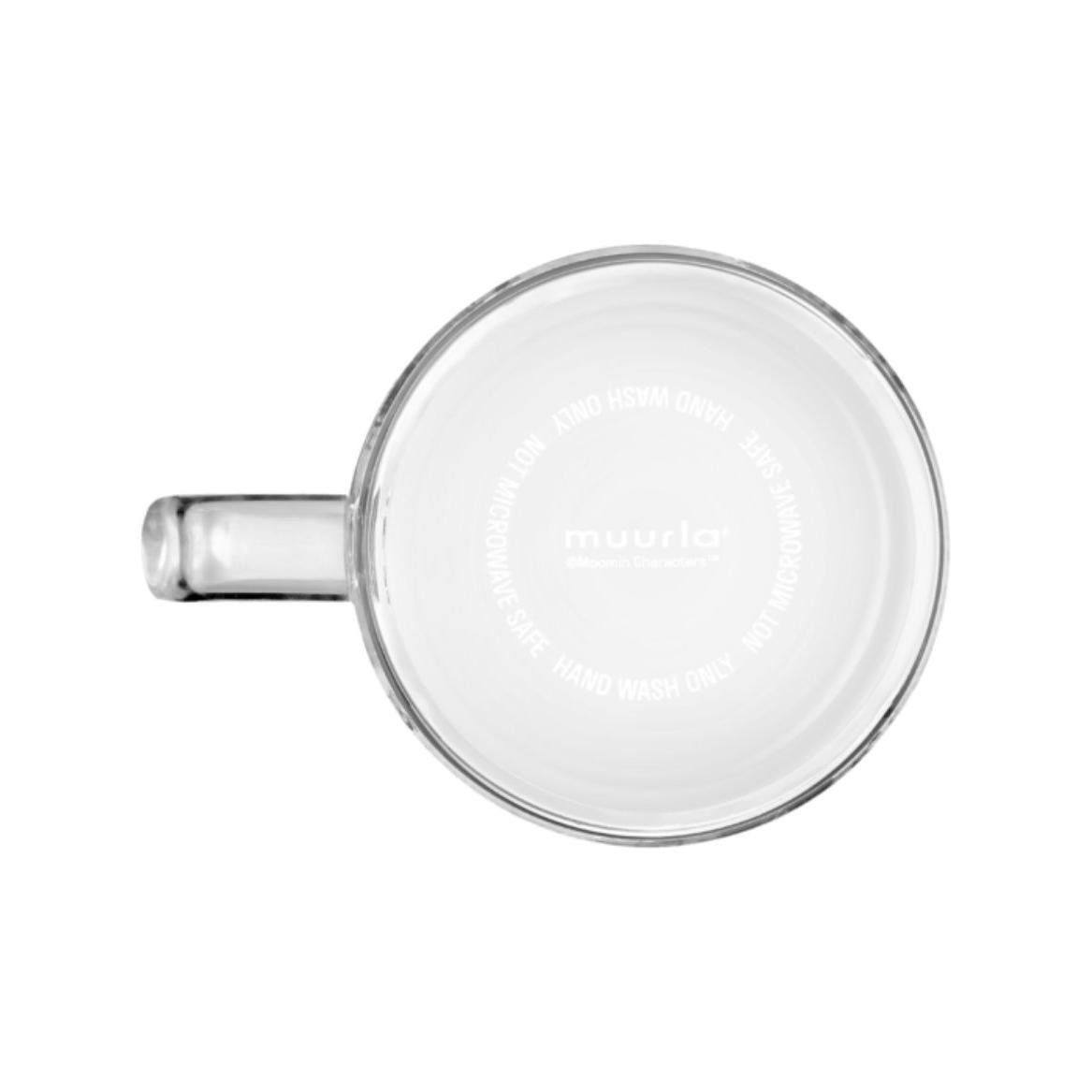 Muurla Kinderbecher Glastasse Mumin Funkelnde Sterne Klar (350 ml)