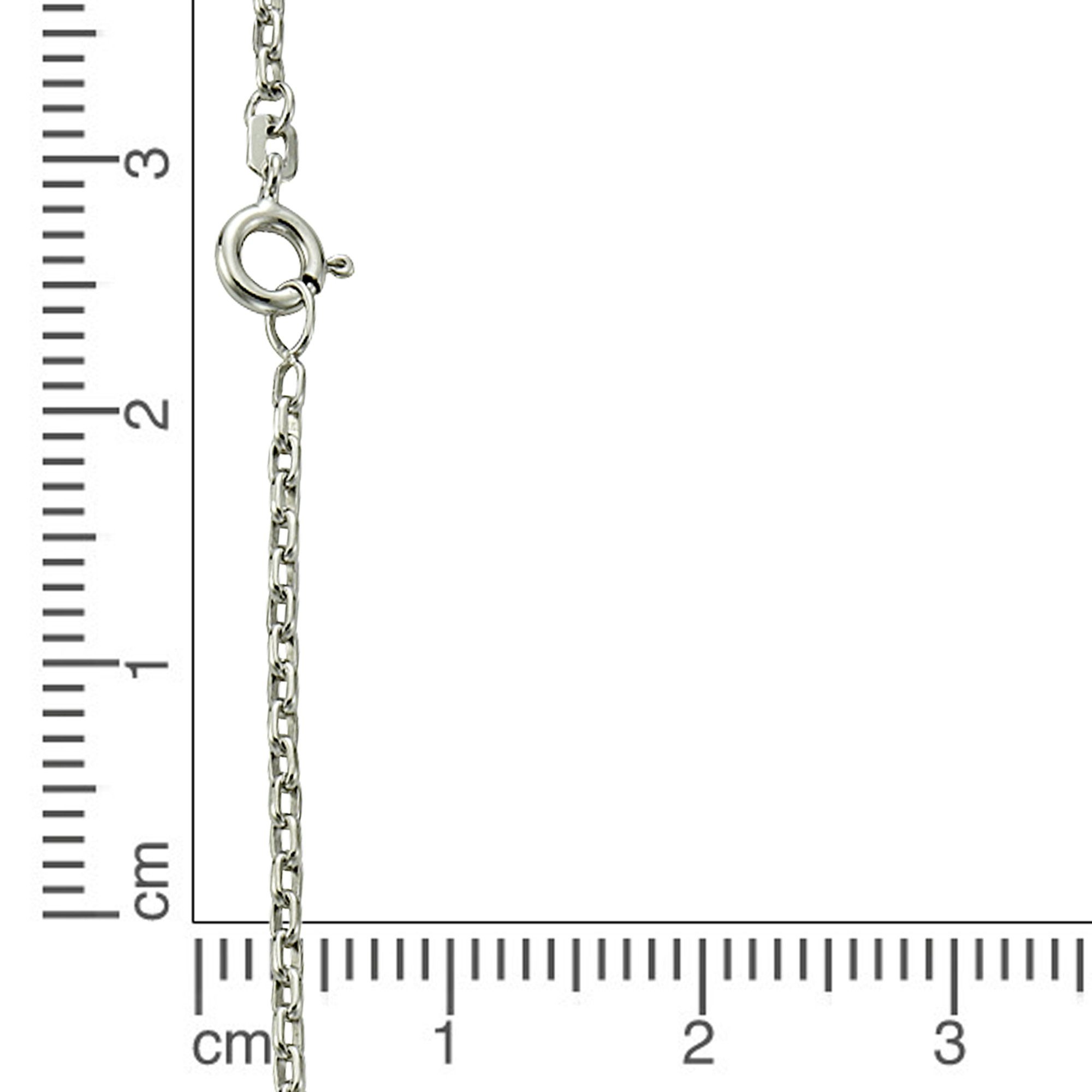 Zeeme Collierkettchen 925 Silber Ankerkette 45cm