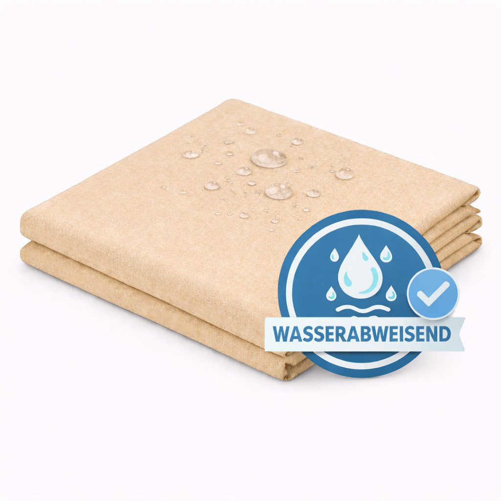 Stoffschmiede Tischdecke mit Leinen-Optik, Wasserabweisend