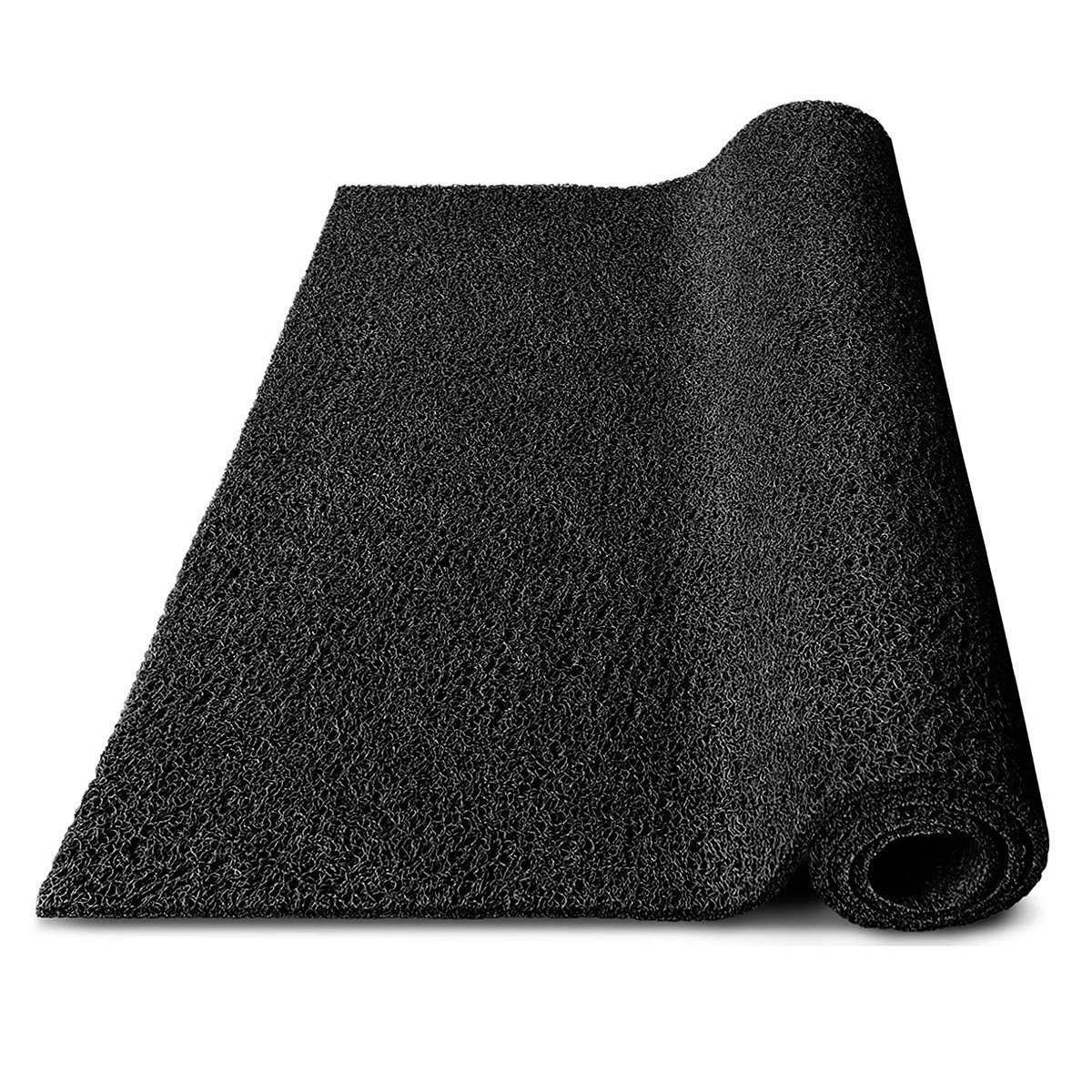Fußmatte Schlingenmatte Schwarz, Matte in vielen Größen, Sauberlaufmatte