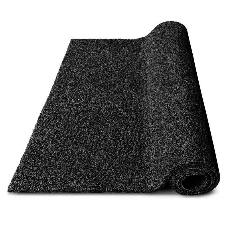 Fußmatte Schlingenmatte Schwarz, Matte in vielen Größen, Sauberlaufmatte, etm, Rechteckig, Höhe: 16 mm