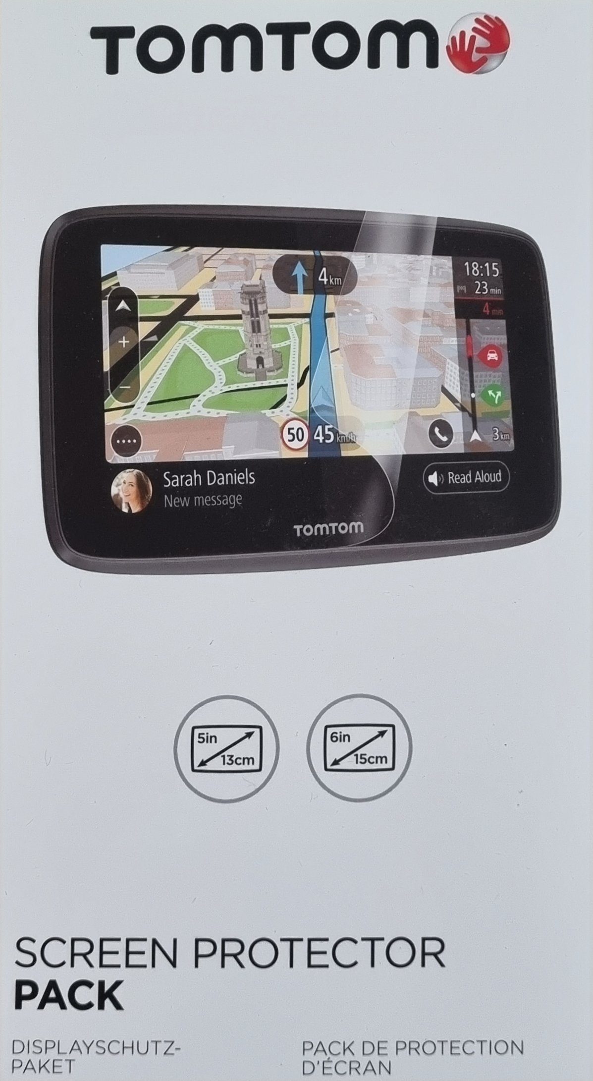 TomTom TomTom Screen Protector Pack mobiles Navigationsgerät