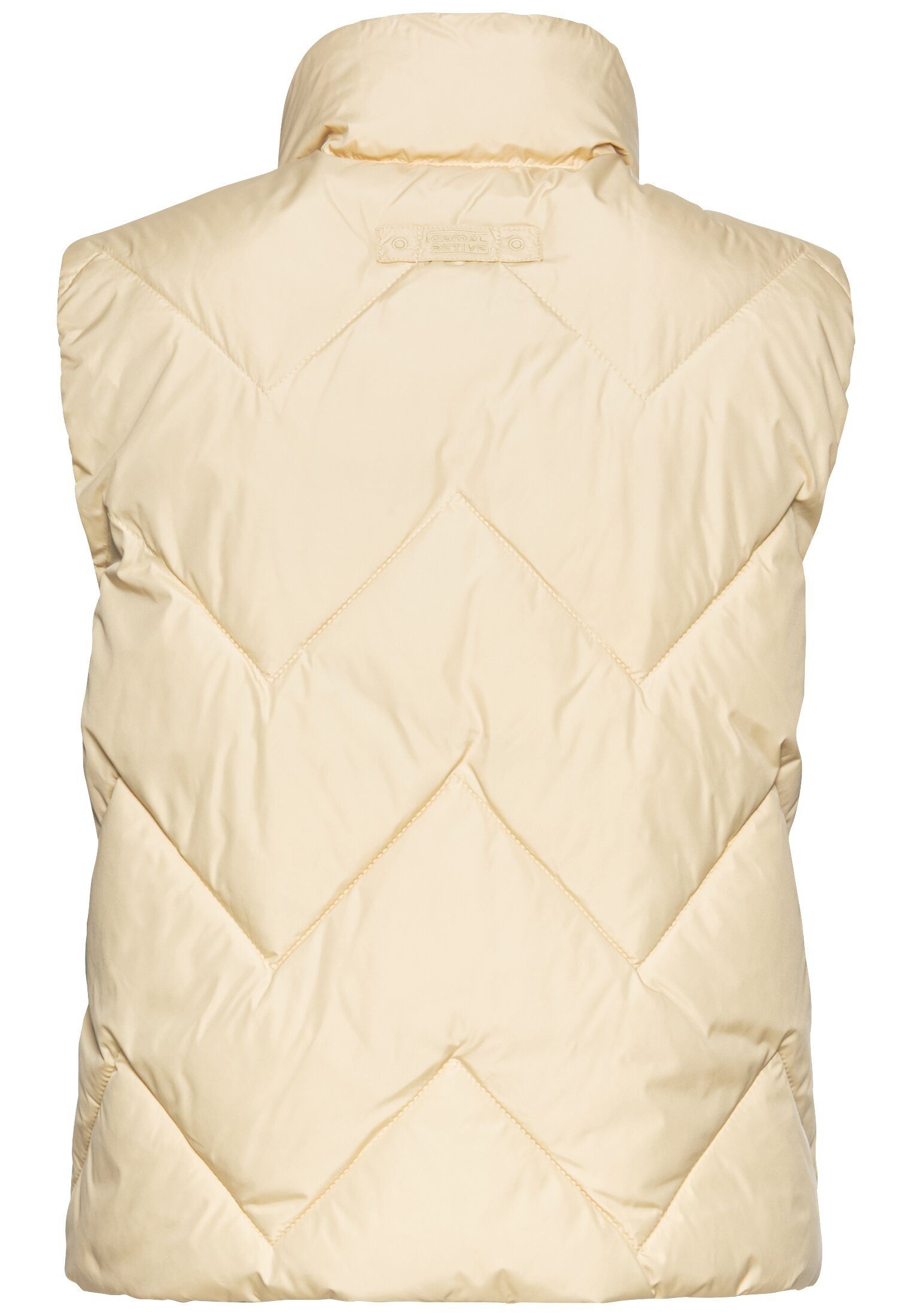 camel active Steppweste Kurze Steppweste aus recyceltem Polyester günstig online kaufen