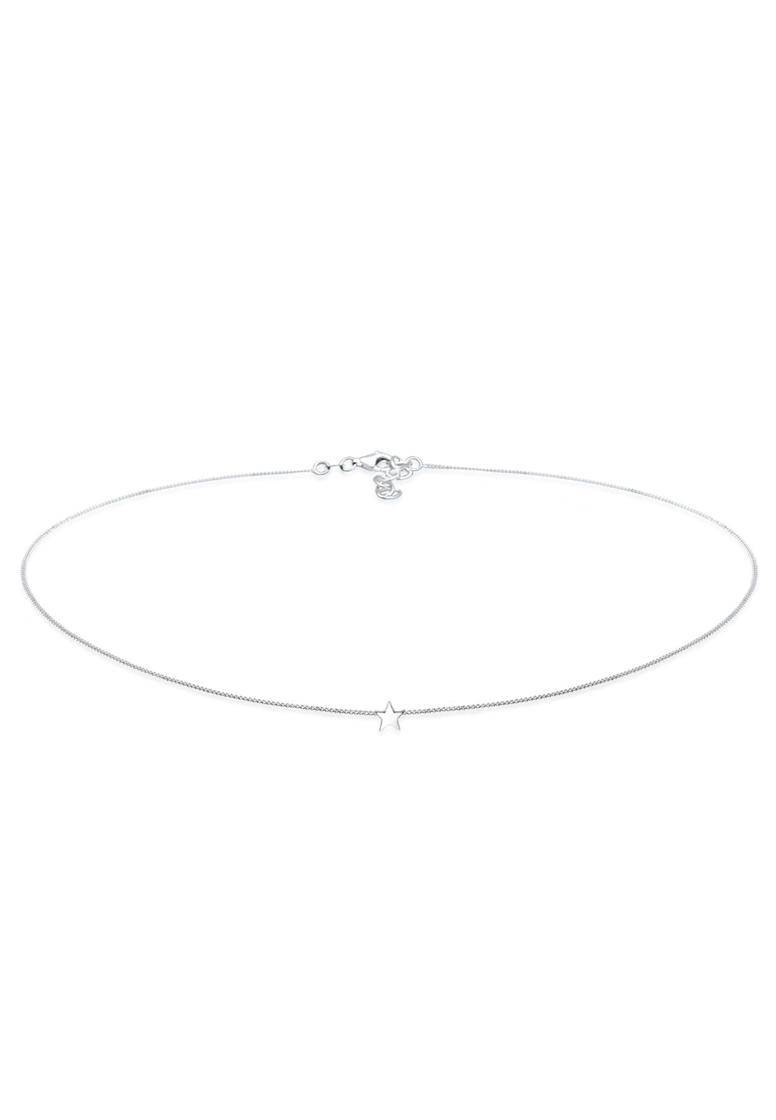 Elli Collana Choker Con Cristalli In Argento Sterling 925 Dorato - Gioiello Femminile E Moderno