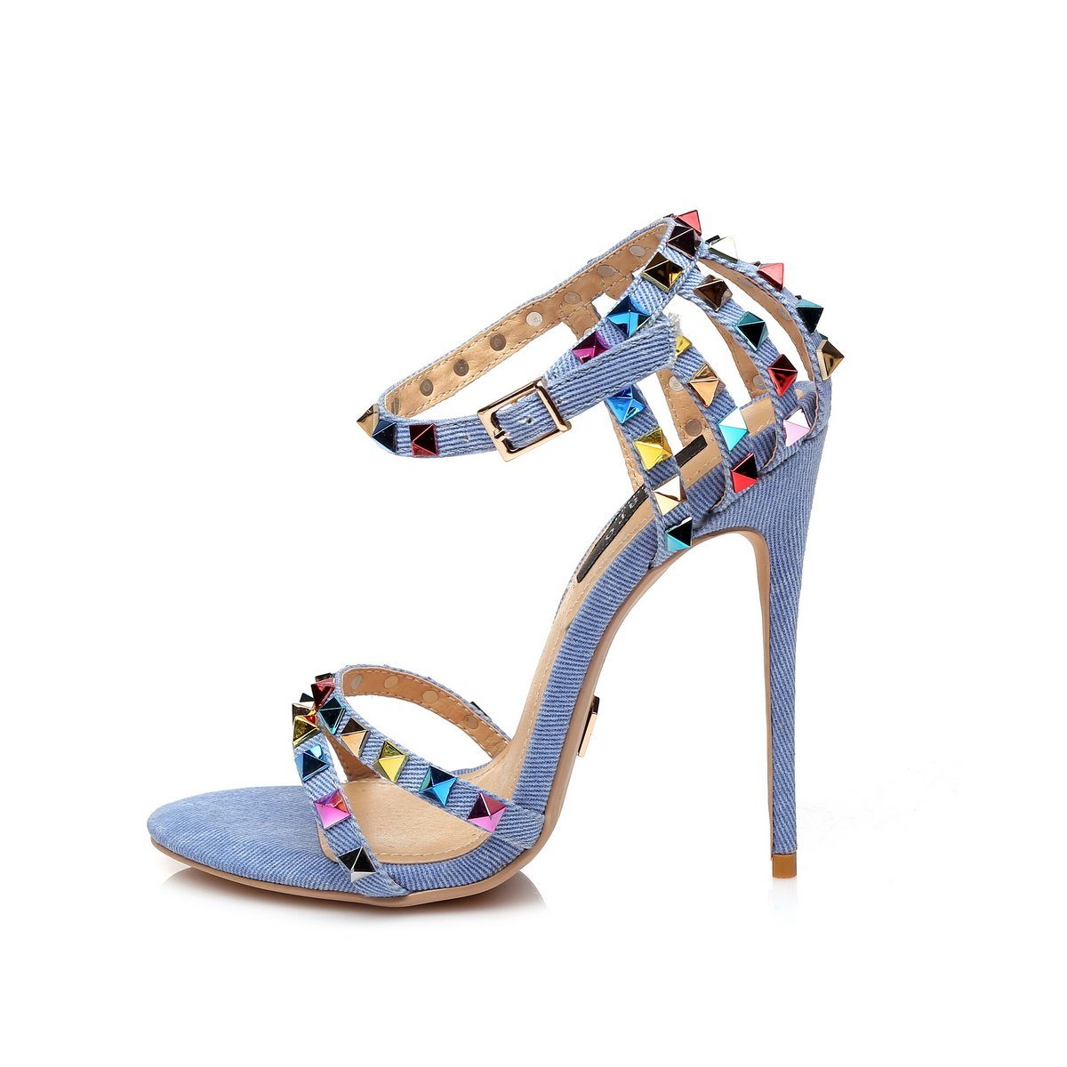Santa Clara Denim/Multi Sandalette