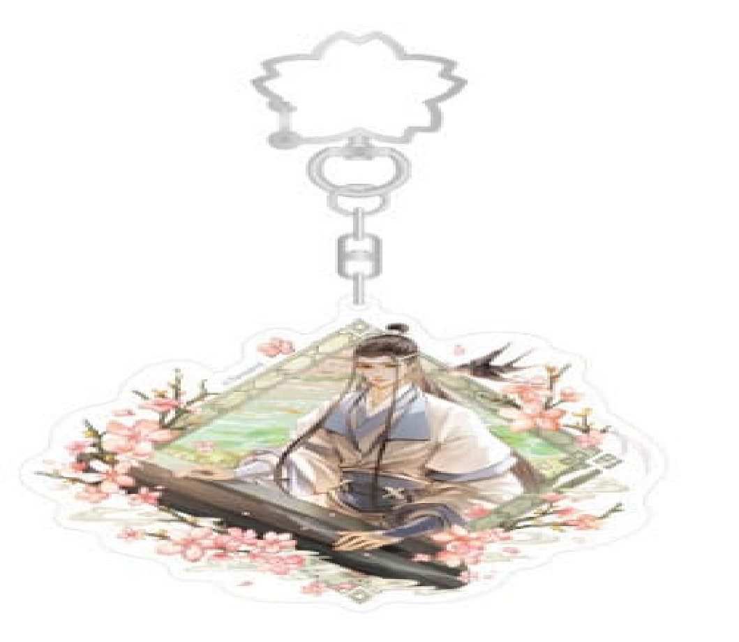 Sakami Merchandise Schlüsselanhänger Grandmaster of Demonic Cultivation Spring Schlüsselanhänger Lan Wangji (1-tlg)