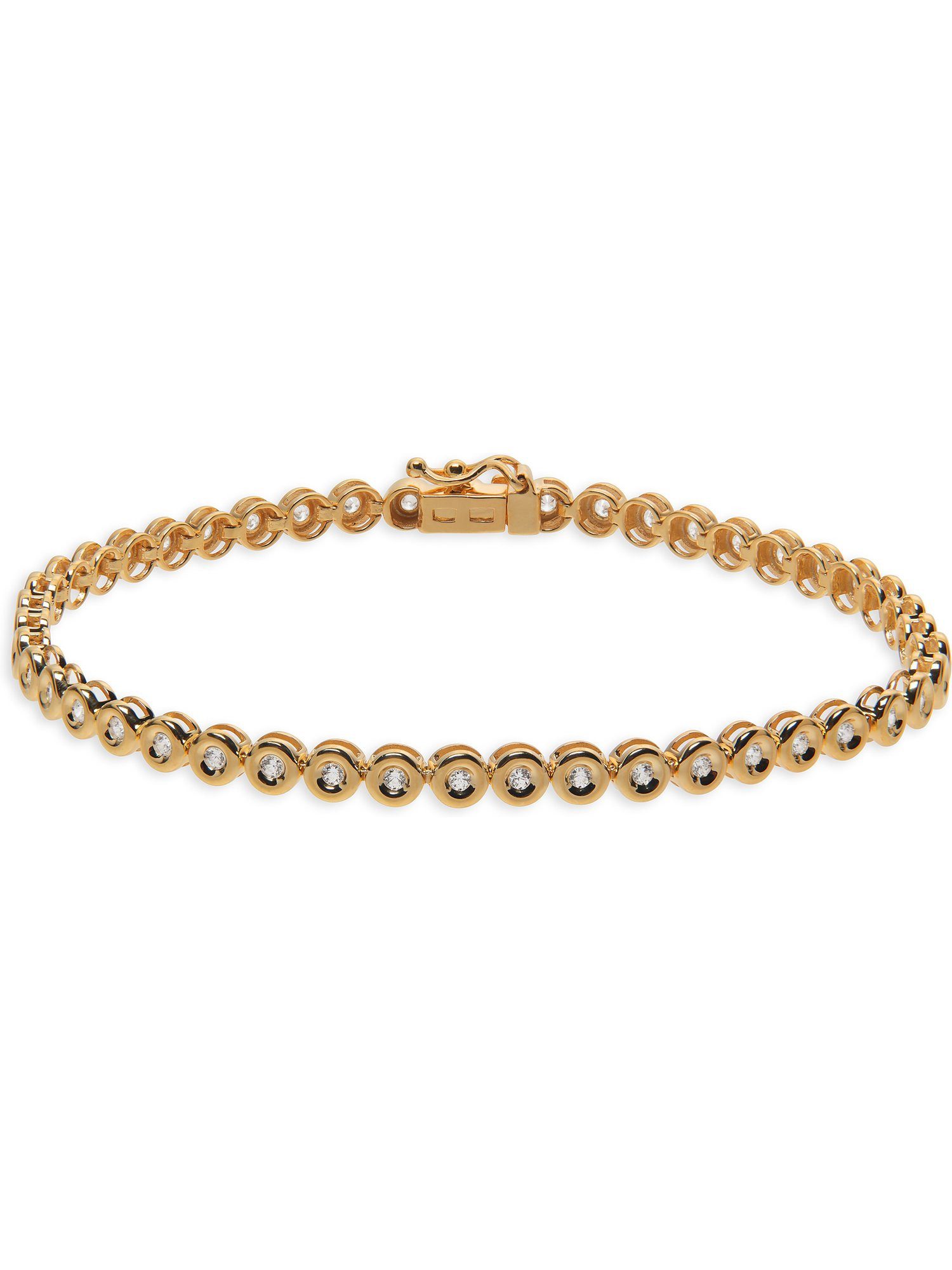 CHRIST Armband CHRIST Damen-Armband 585er Gelbgold 45 Diamant