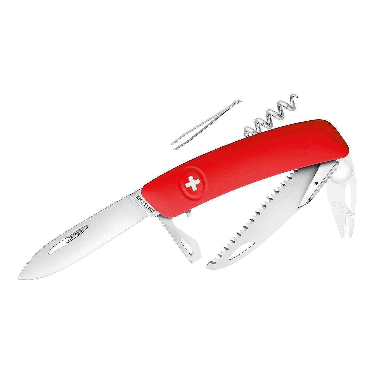 SWIZA Taschenmesser Swiza TT05 mit Säge, rot