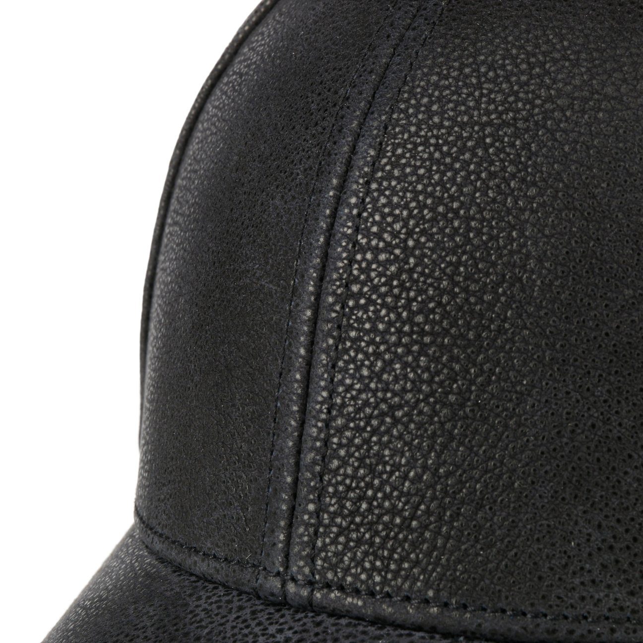 Basecap Schirm Baseball schwarz Cap Stetson mit (1-St)