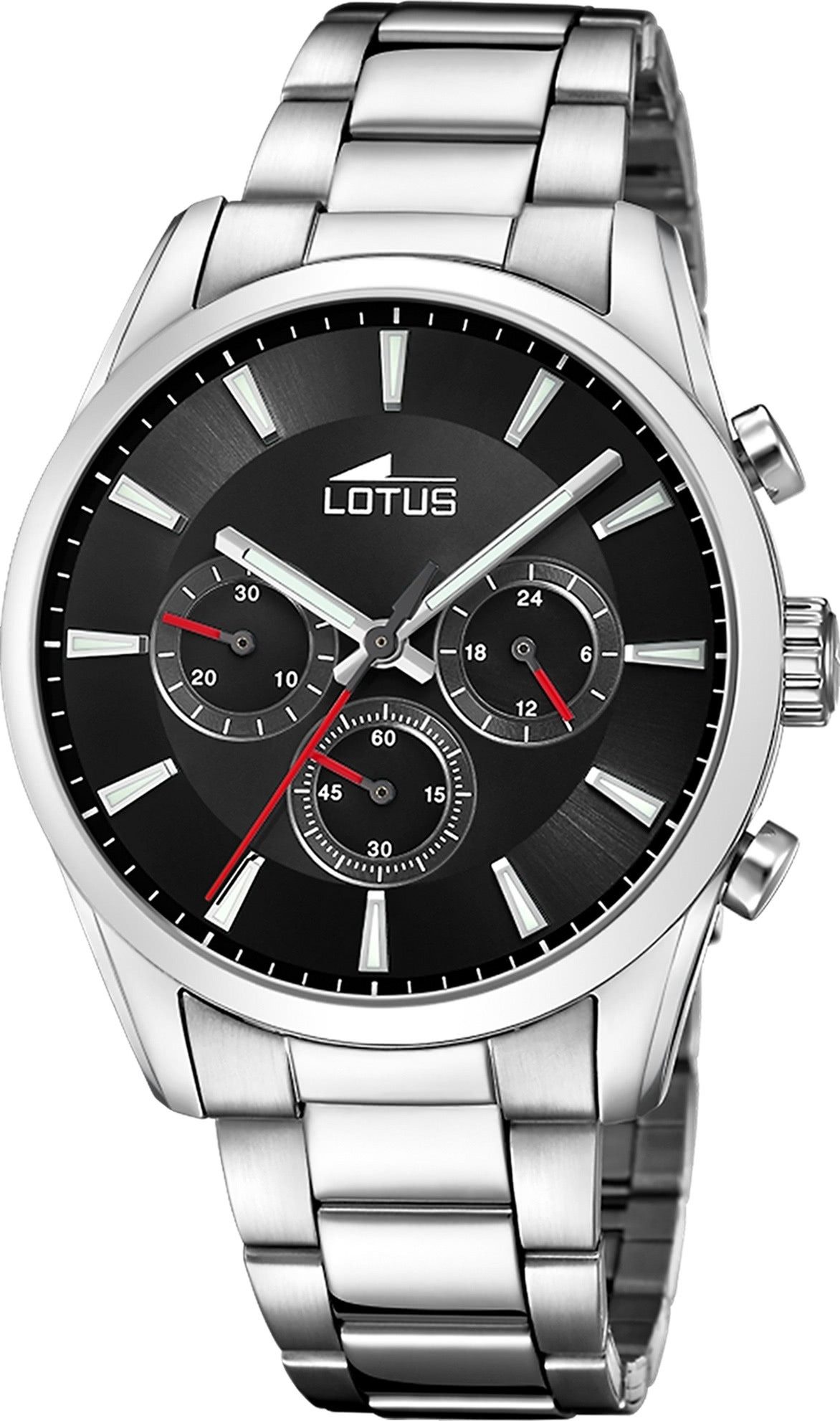 Quarzuhr Lotus Herrenuhr Edelstahl silber Lotus