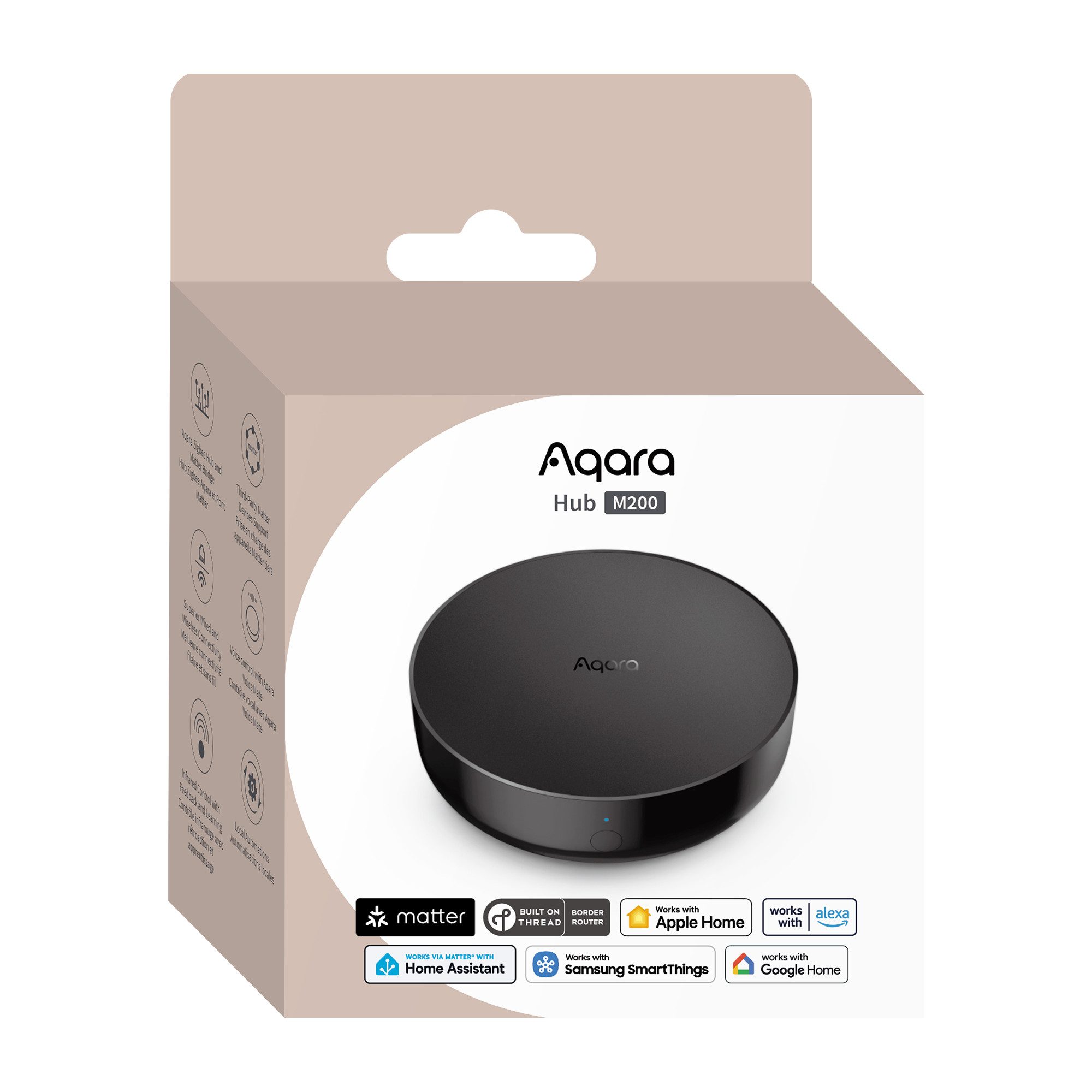 Aqara M200 HUB (Smart Home-Zentrale, Matter-Controller, Thread-Grenzrouter mit Zigbee)