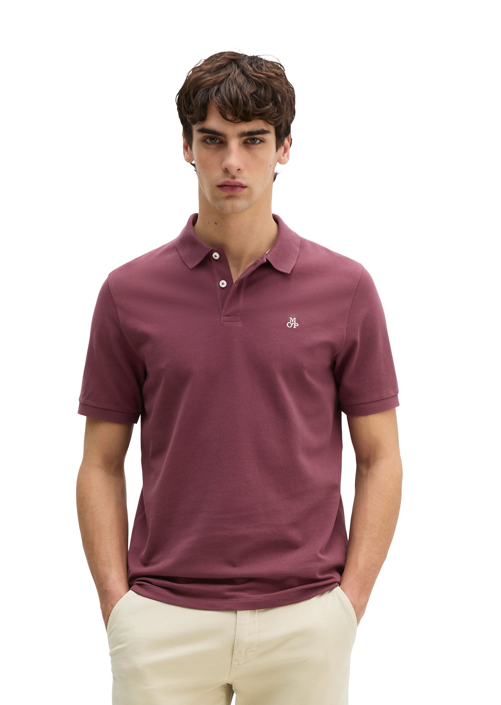 Marc O'Polo Poloshirt mit kleiner Label-Stickerei günstig online kaufen