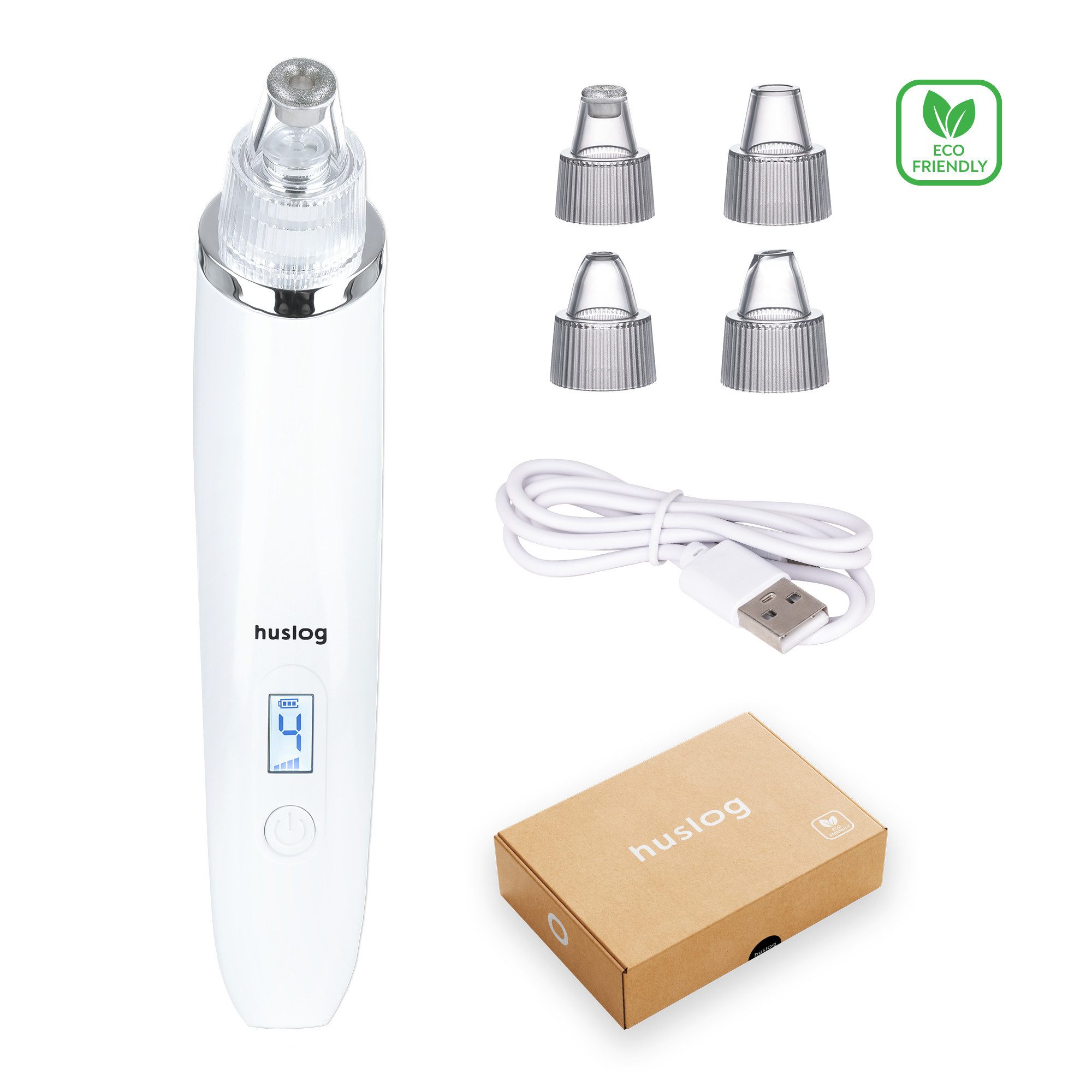 COFI 1453 Porenreiniger Porensauger - Gesichtsreinigung - Peeling Gesichtsgerät BE-100124 weiß