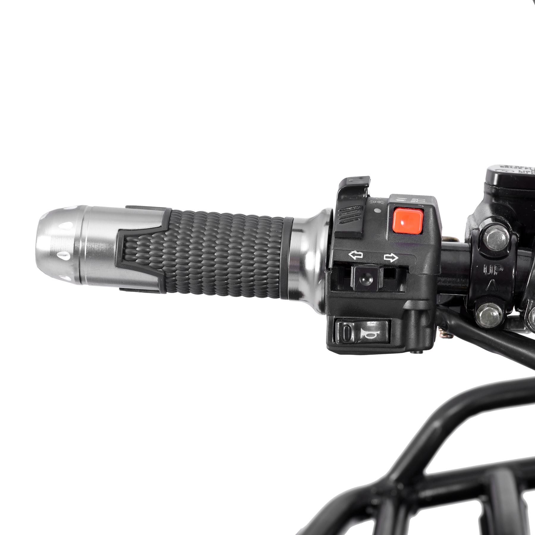 Hecht E-Quad with road approval 56155, 40 km/h, 1200W, 72V/20Ah battery, 46km range, tow hitch