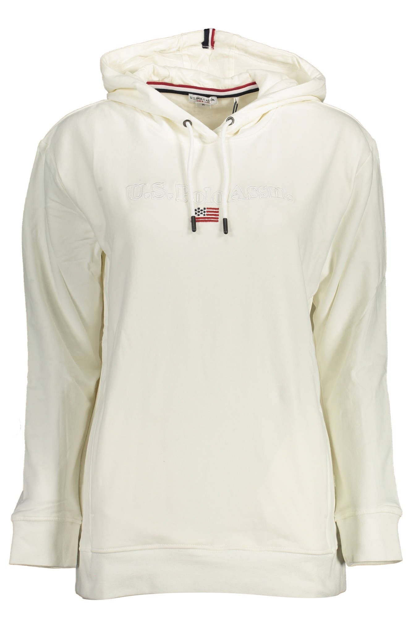 U.S. Polo Sweatshirt Stylishes Damen Sweatshirt in Weiß – Kapuze