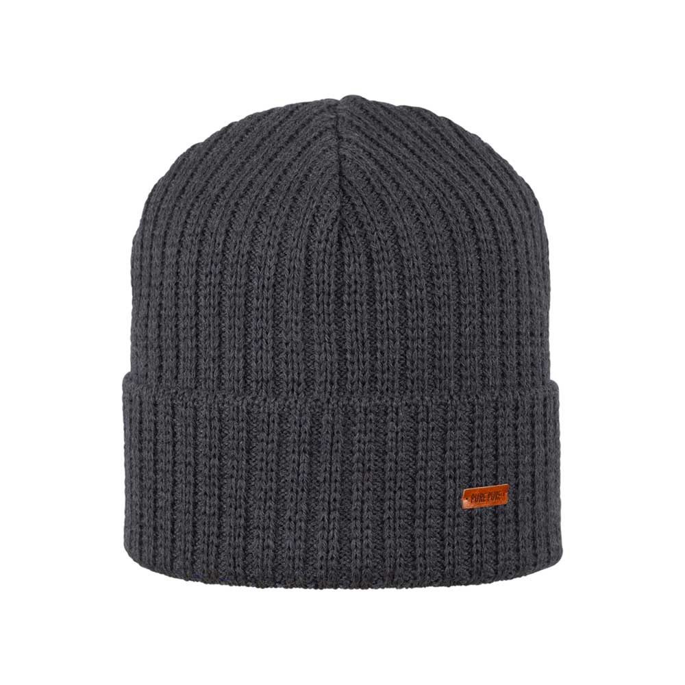 PURE PURE by Bauer Strickmütze Ripp-Mütze Bio-Merino
