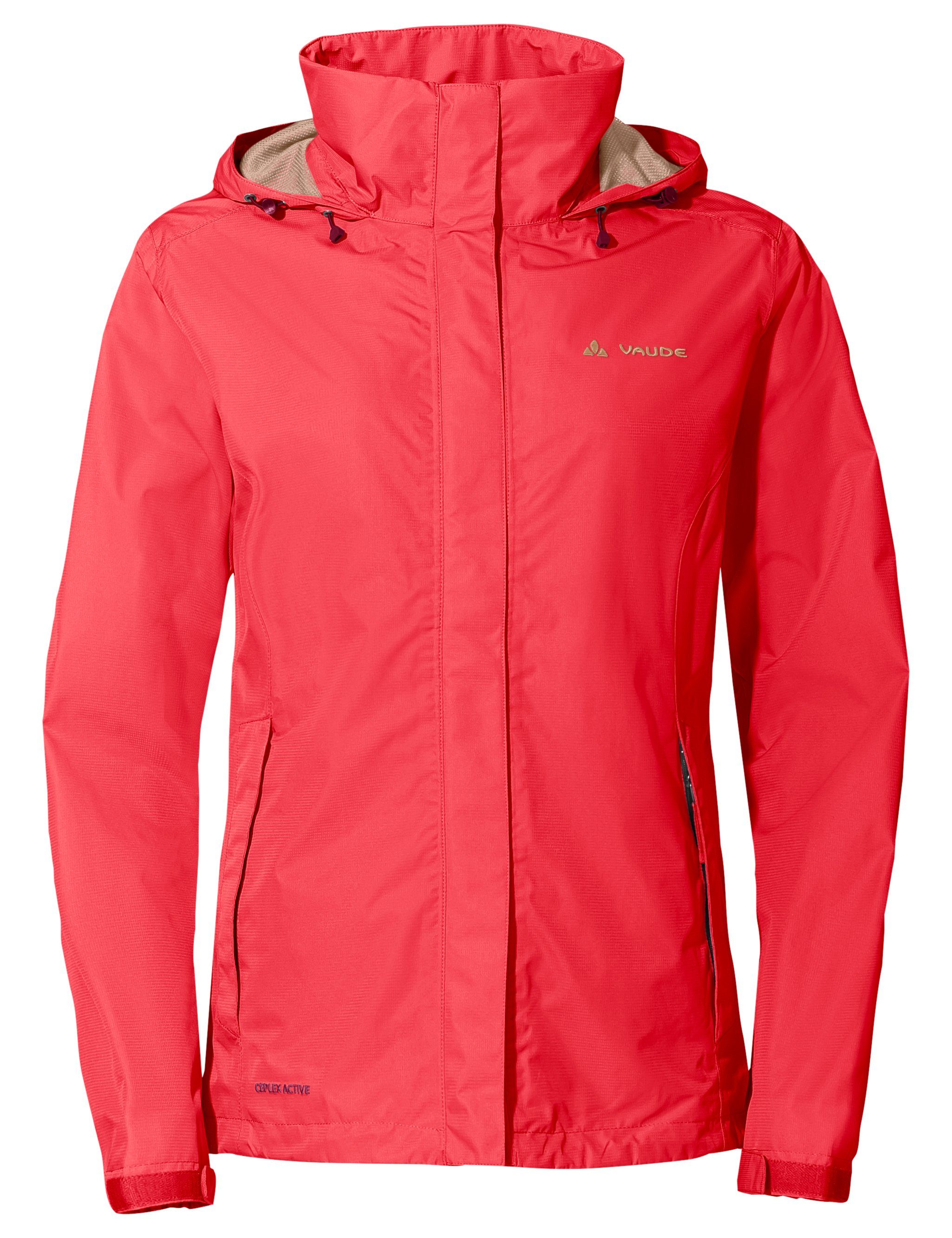 VAUDE Outdoorjacke Women's Escape Light Jacket (1-St) Klimaneutral kompensiert flame