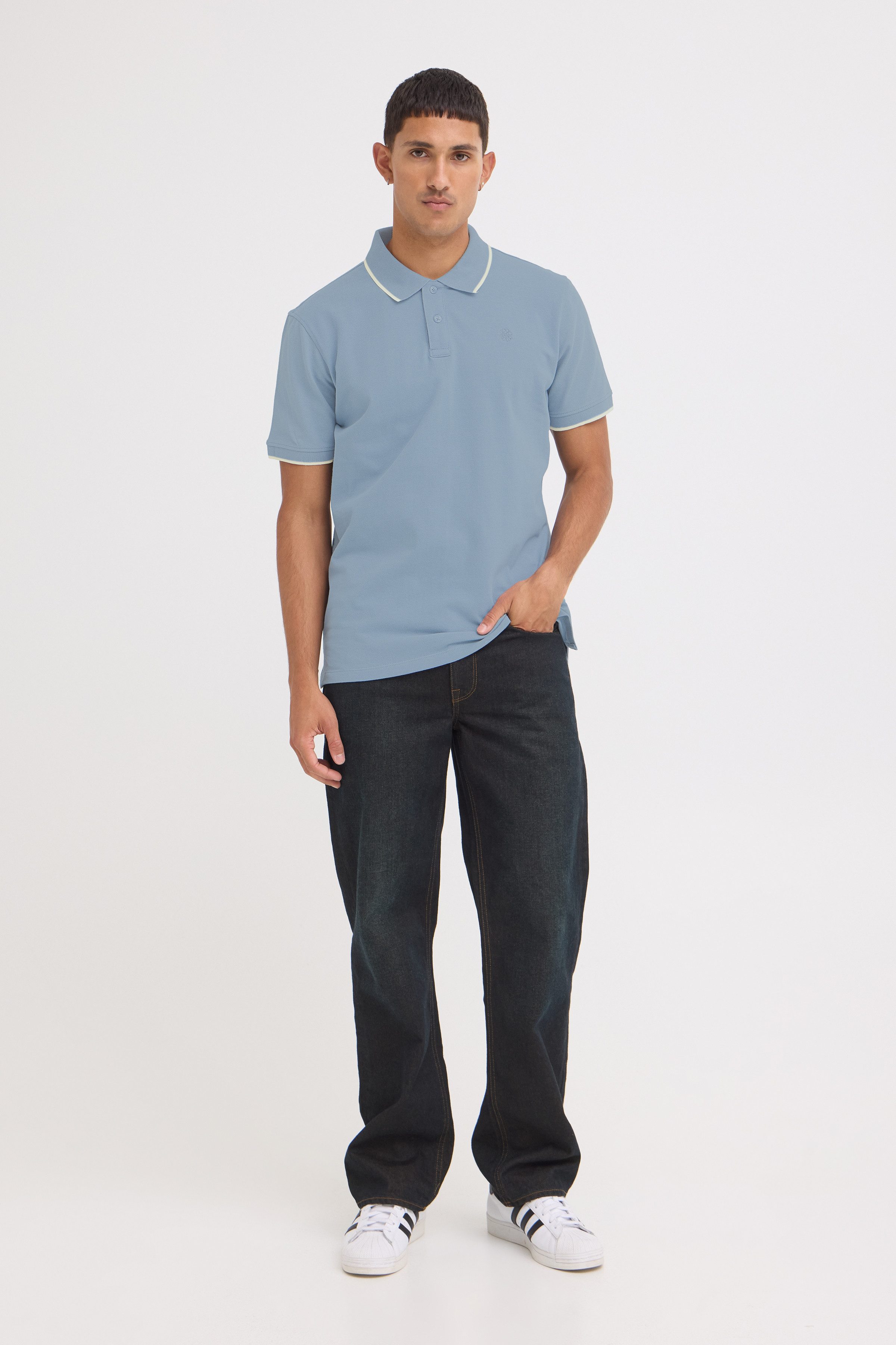 Blend Poloshirt BHEDIN POLO S/S mit Polokragen, aus Baumwolle und Jersey, Regular Fit, Kurzarm – Bild 5 von 5