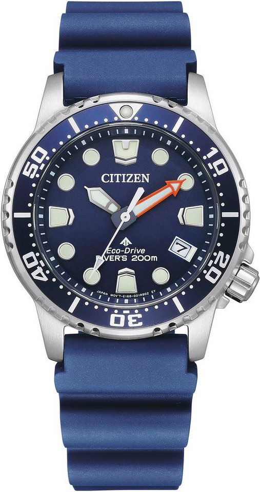 Citizen Taucheruhr Promaster Eco-Drive Diver EO2021-05L, Armbanduhr, Damenuhr, Solar, bis 20 bar wasserdicht