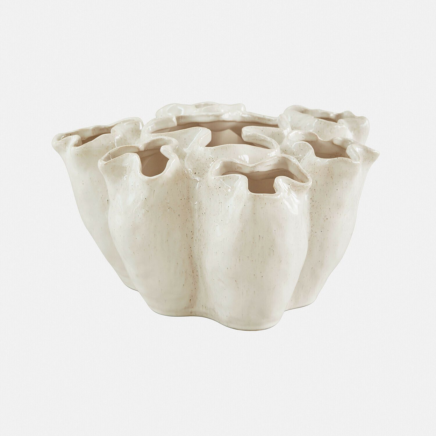 Mirabeau Tischvase Vase Rovinia creme