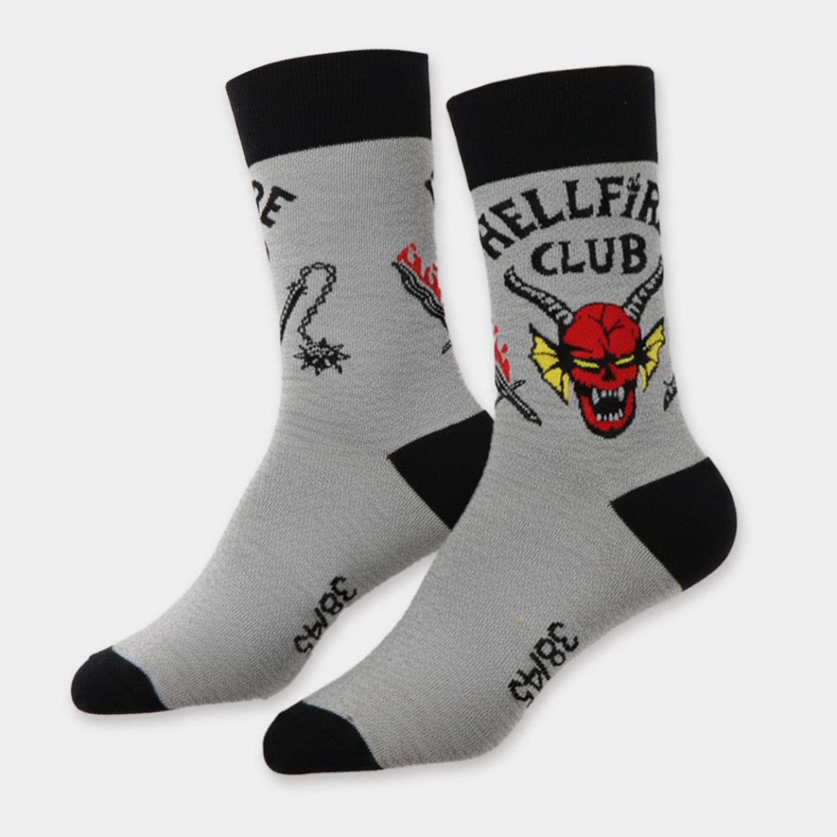 Stranger things Socken Socken 3er Pack Erwachsene Baumwollmix Fan Socken 38–45