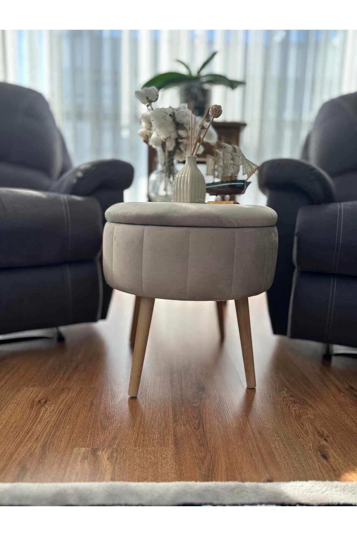 Skye Decor Pouf Bliss-Berlin (1-St., 1 Pouf), Mit Eschenholzbeinen