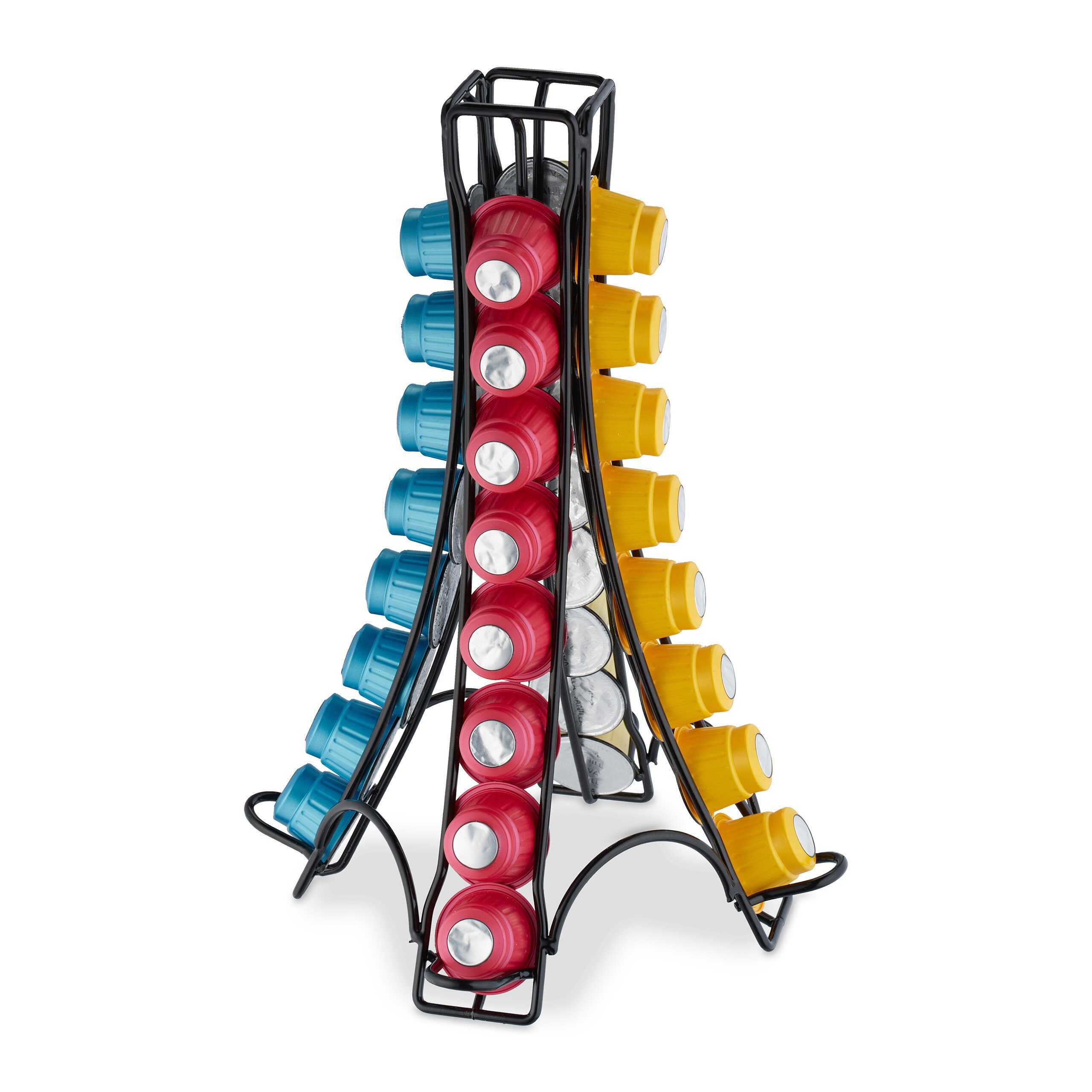 relaxdays Kapselhalter Nespresso Kapselhalter für 32 Kapseln