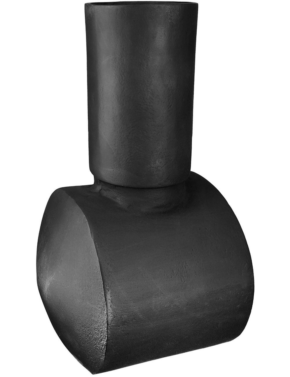 Casablanca by Gilde Dekovase Vase Train, Höhe ca. 30 cm, aus Aluminium, nicht wasserdicht (1 St), Vasenöffnung ca. 9 cm, nur für Dekozwecke geeignet