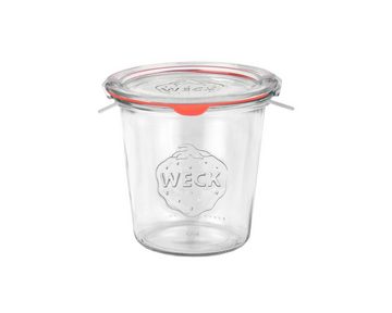 MamboCat Einmachglas 9er Set Weck Gläser 580ml Sturzgläser Glasdeckel Einkochringe Klammer, Glas