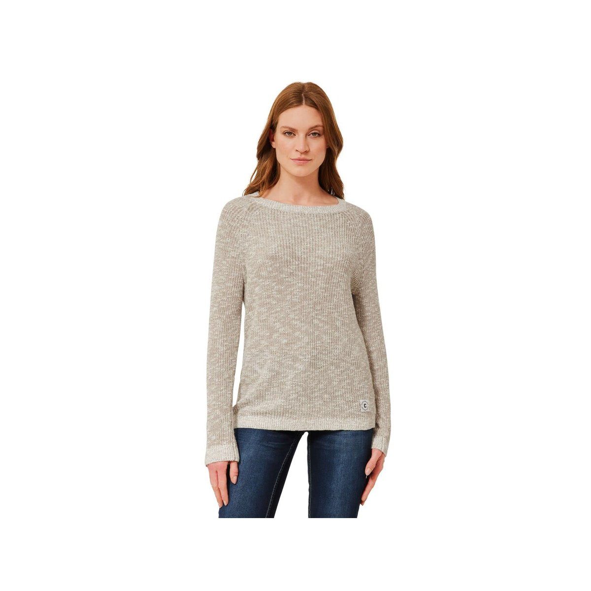 Cecil Strickpullover taupe (1-tlg)