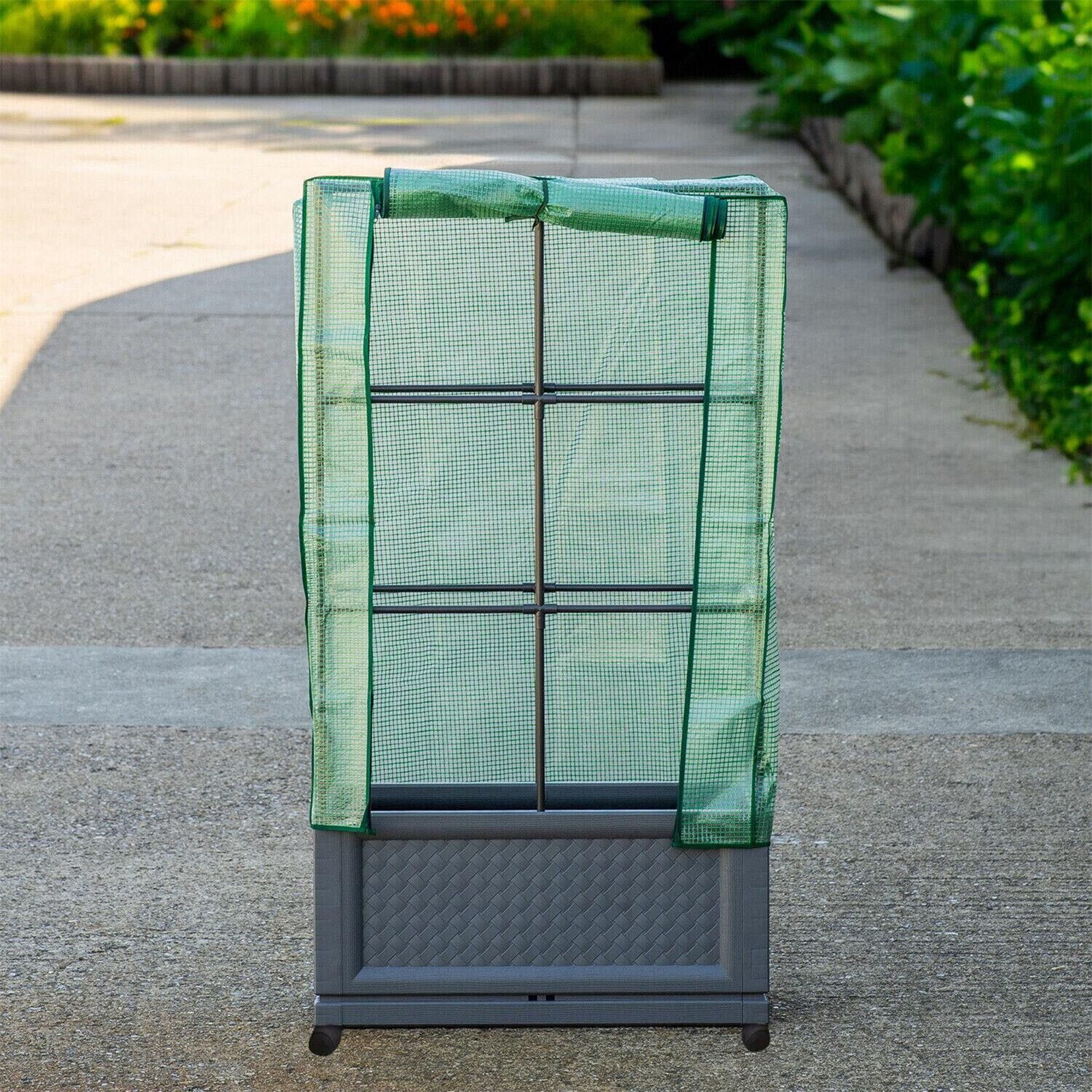 HTI-Living Gewächshaus Gewächshaus 60x30x106 cm mit Rollen, Stück, 1 Gewäch günstig online kaufen